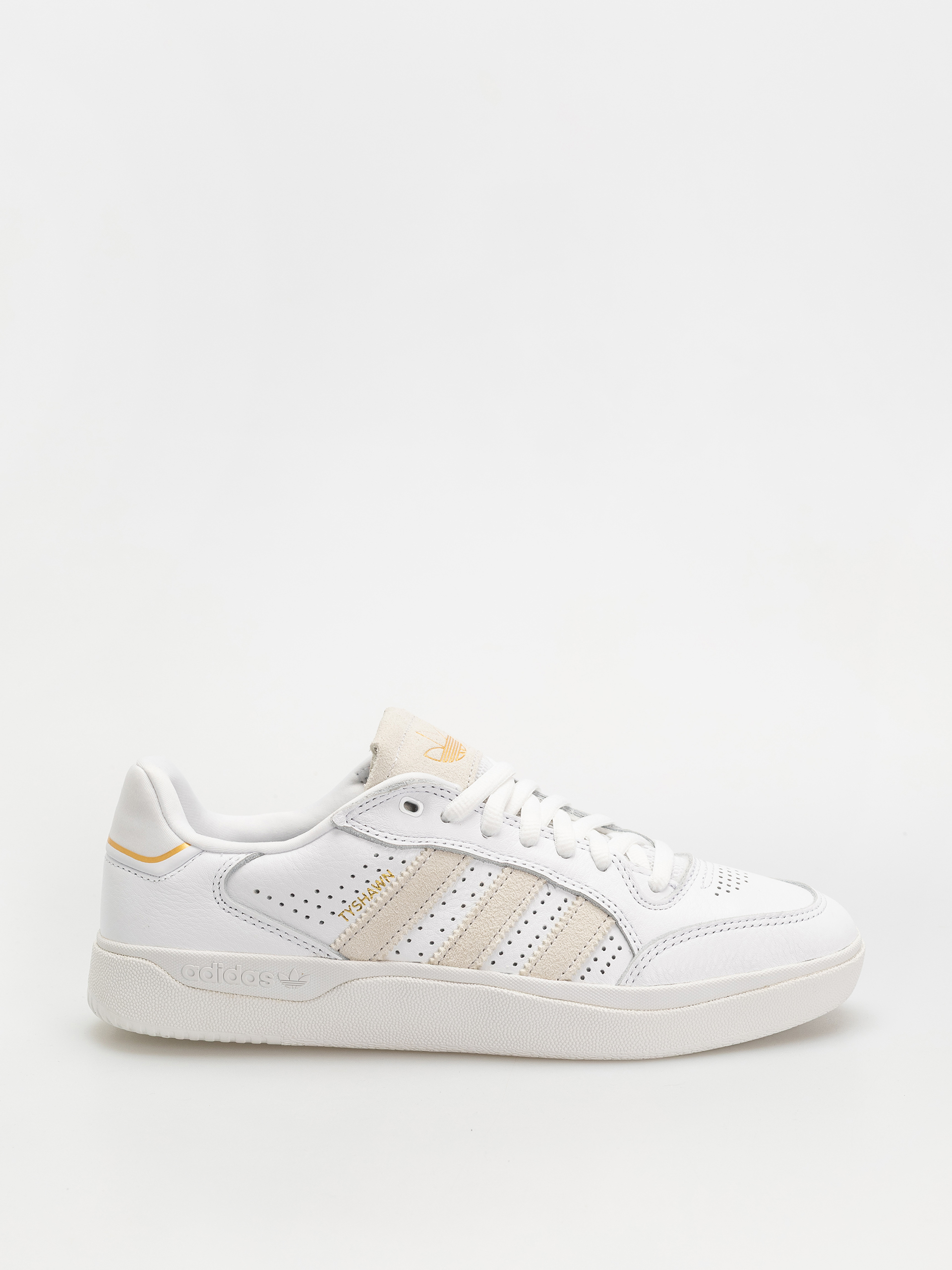 Обувки adidas Tyshawn Low (ftwwht/ftwwht/goldmt)