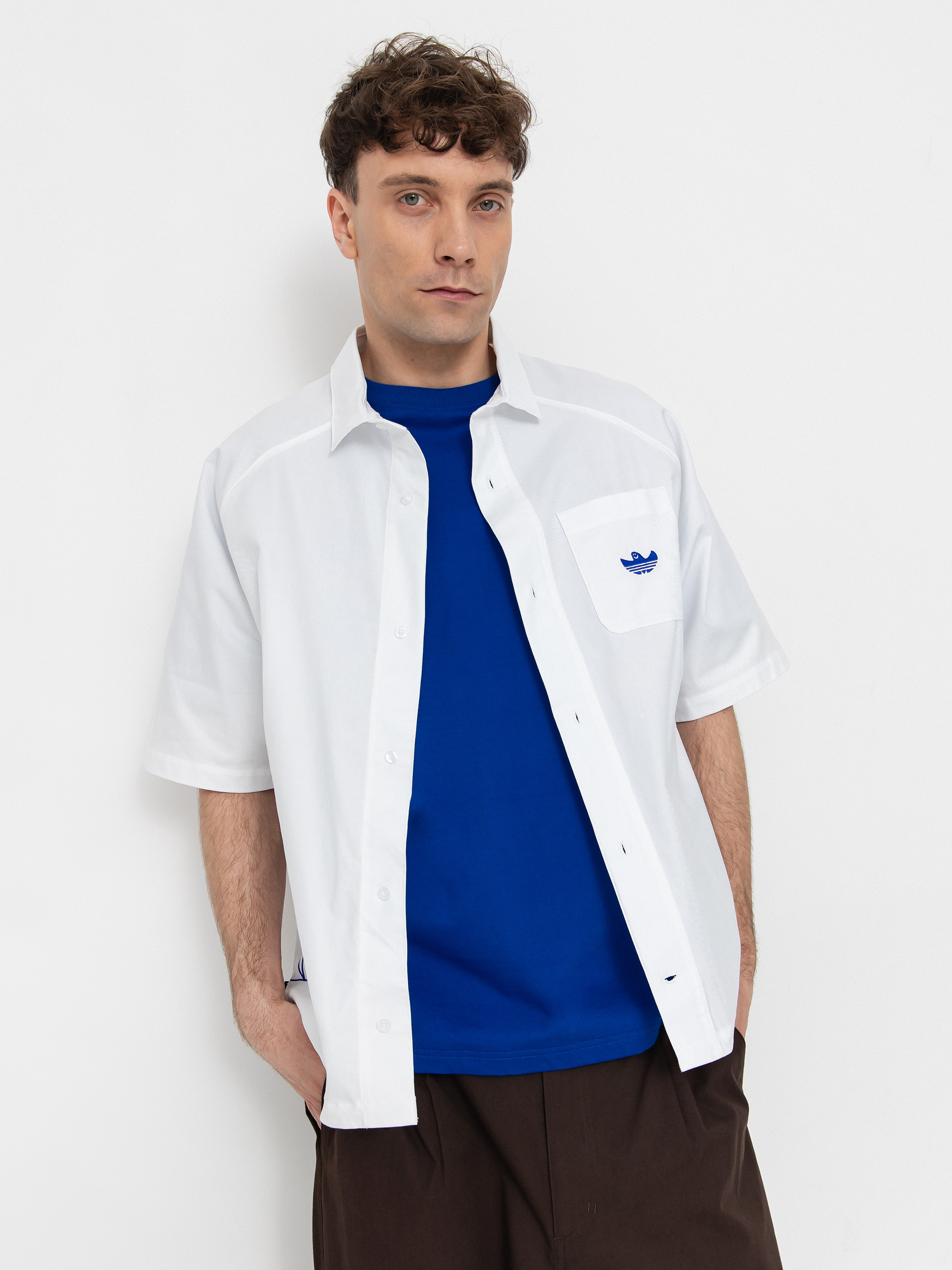 Суитшърт adidas Shmoo Cs Button (white)