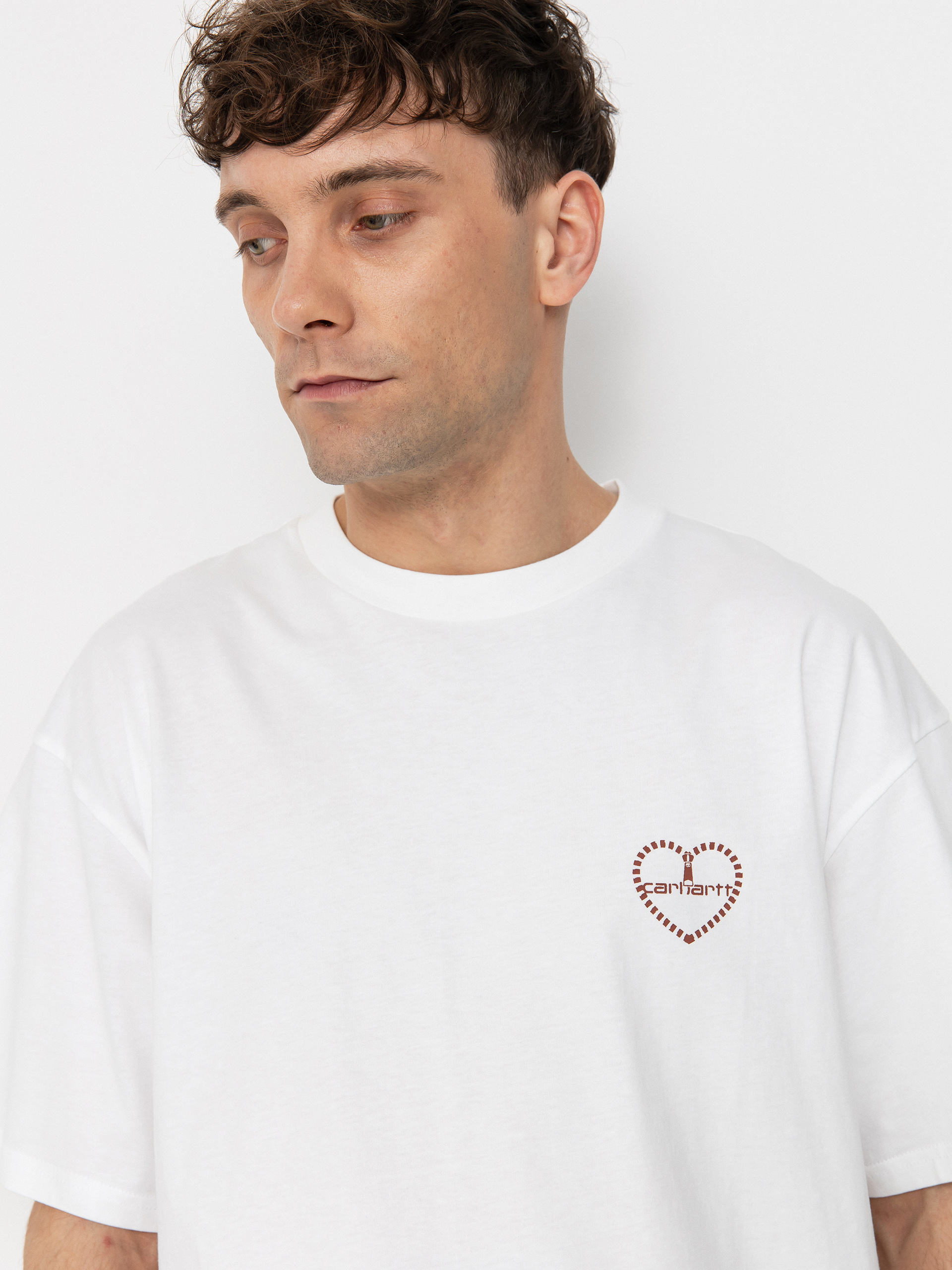 Тениска Carhartt WIP Furoshiki (white/red)