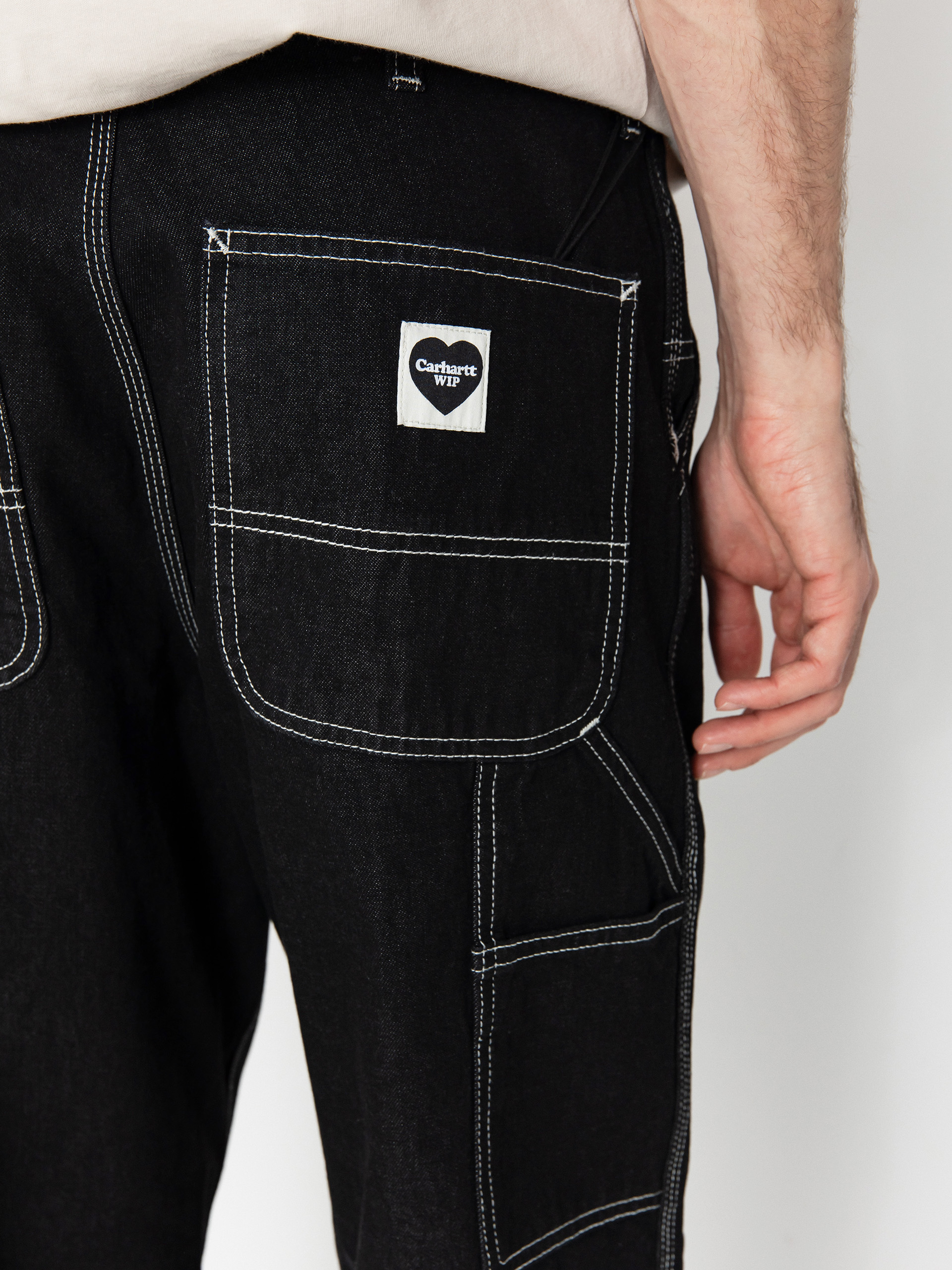 Панталони Carhartt WIP Single Knee (black)
