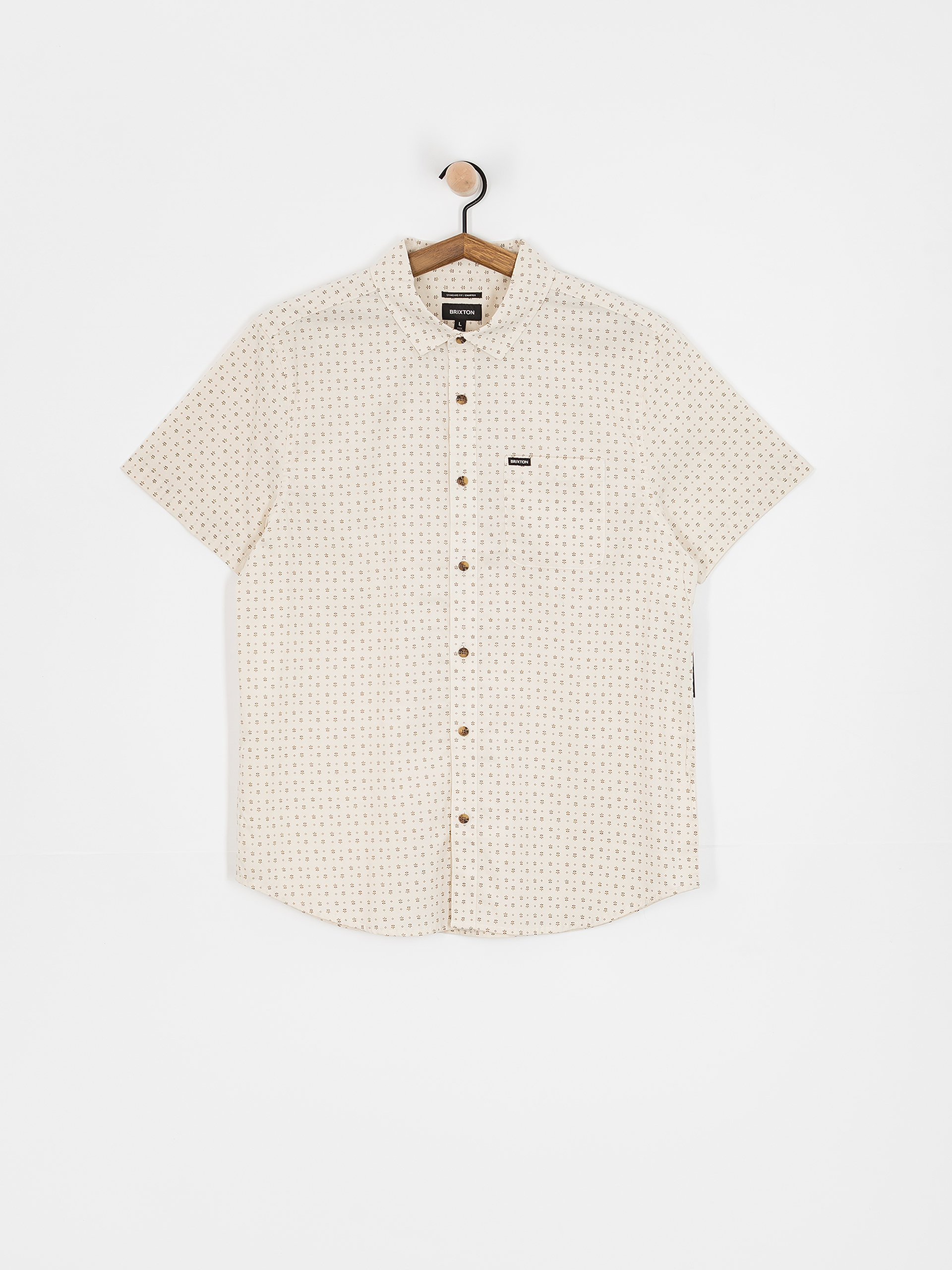 Риза Brixton Charter Print (off white/micro floral)