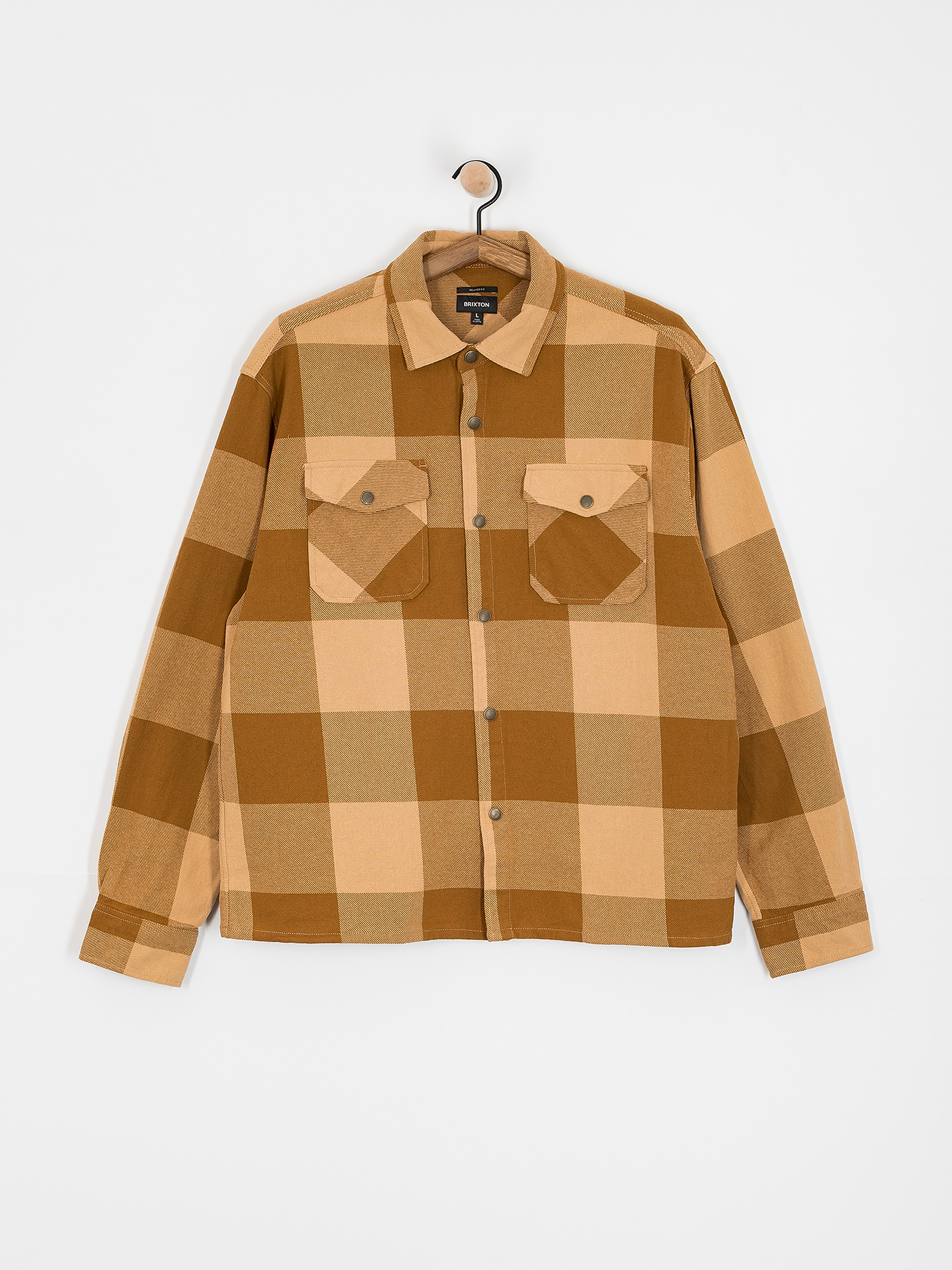 Риза Brixton Selden Flannel (washed copper/curry buffalo)