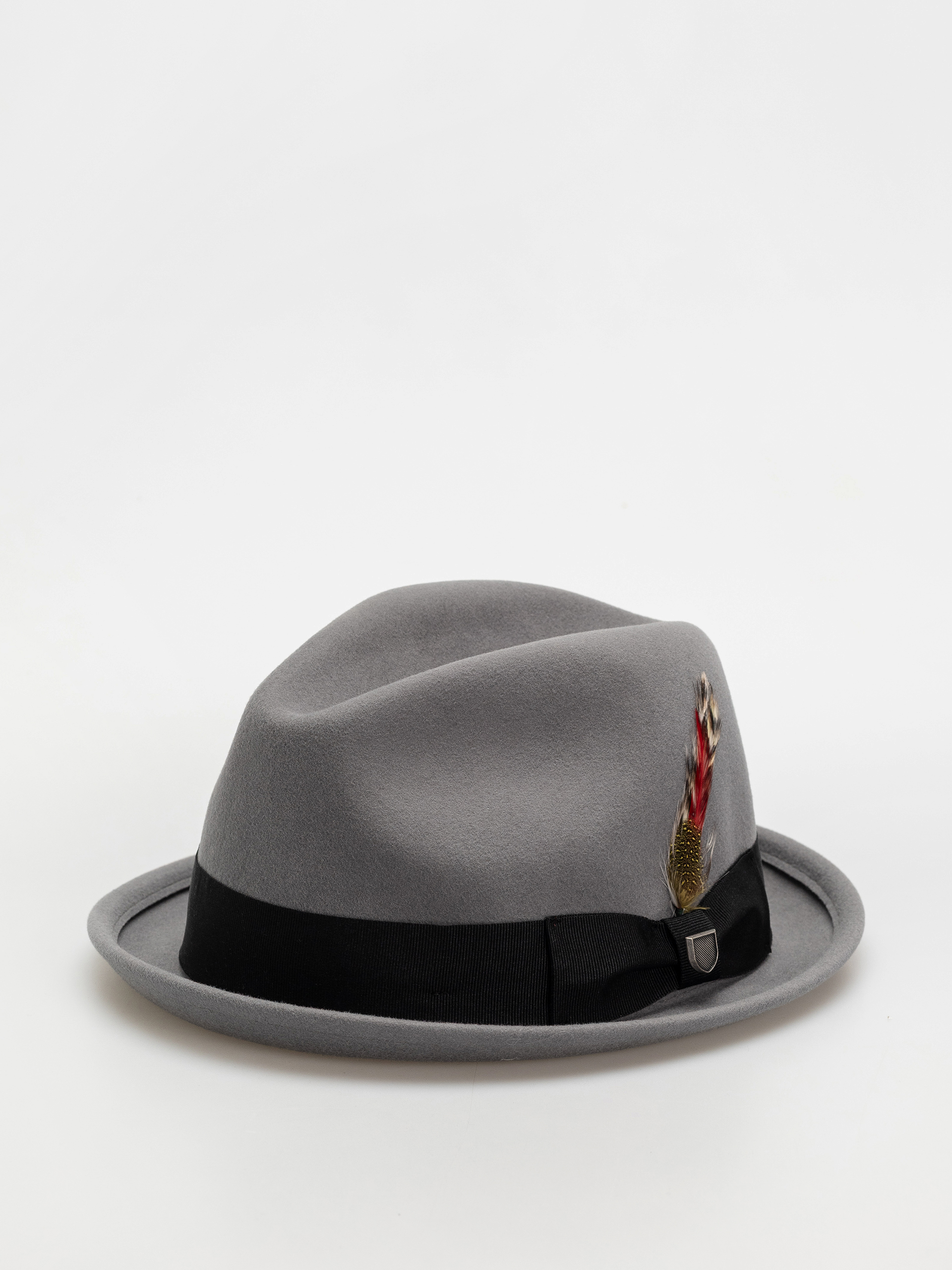 Шапка с периферия Brixton Gain Fedora (grey/black)