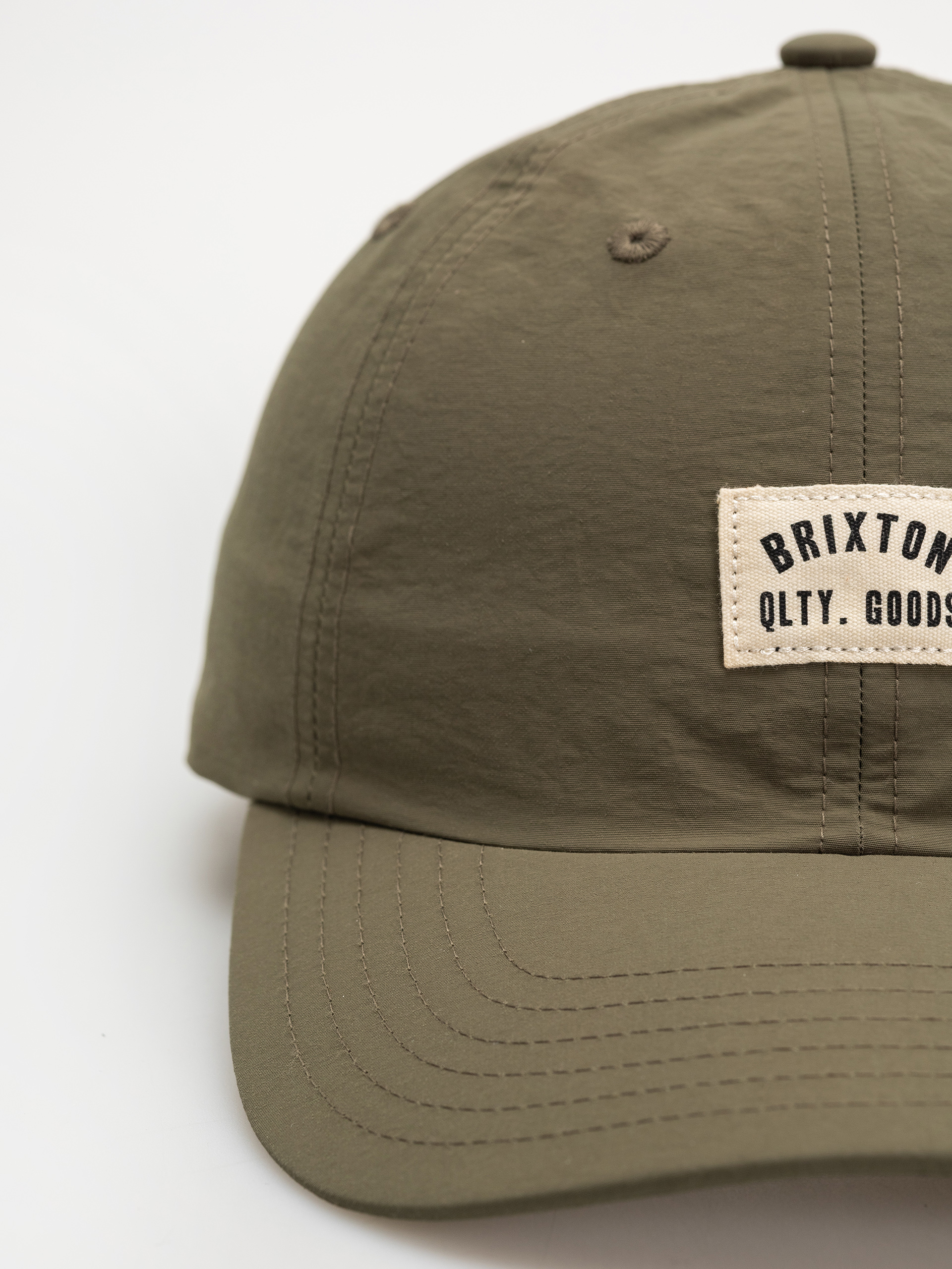 Шапка с козирка Brixton Woodburn Lp Adj (ivy green nylon)