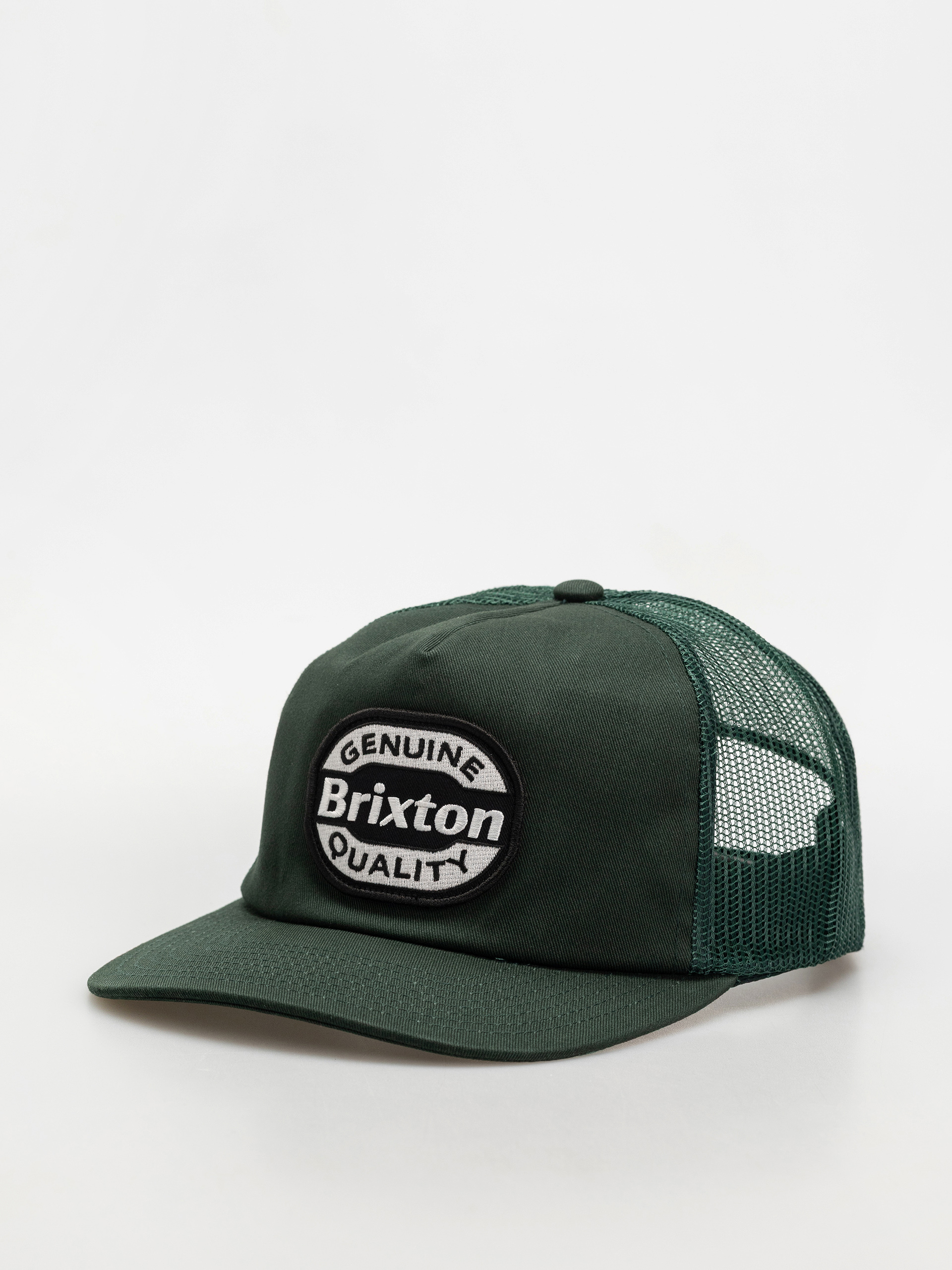 Шапка с козирка Brixton Keaton Mp Trucker (deep forest/deep forest)