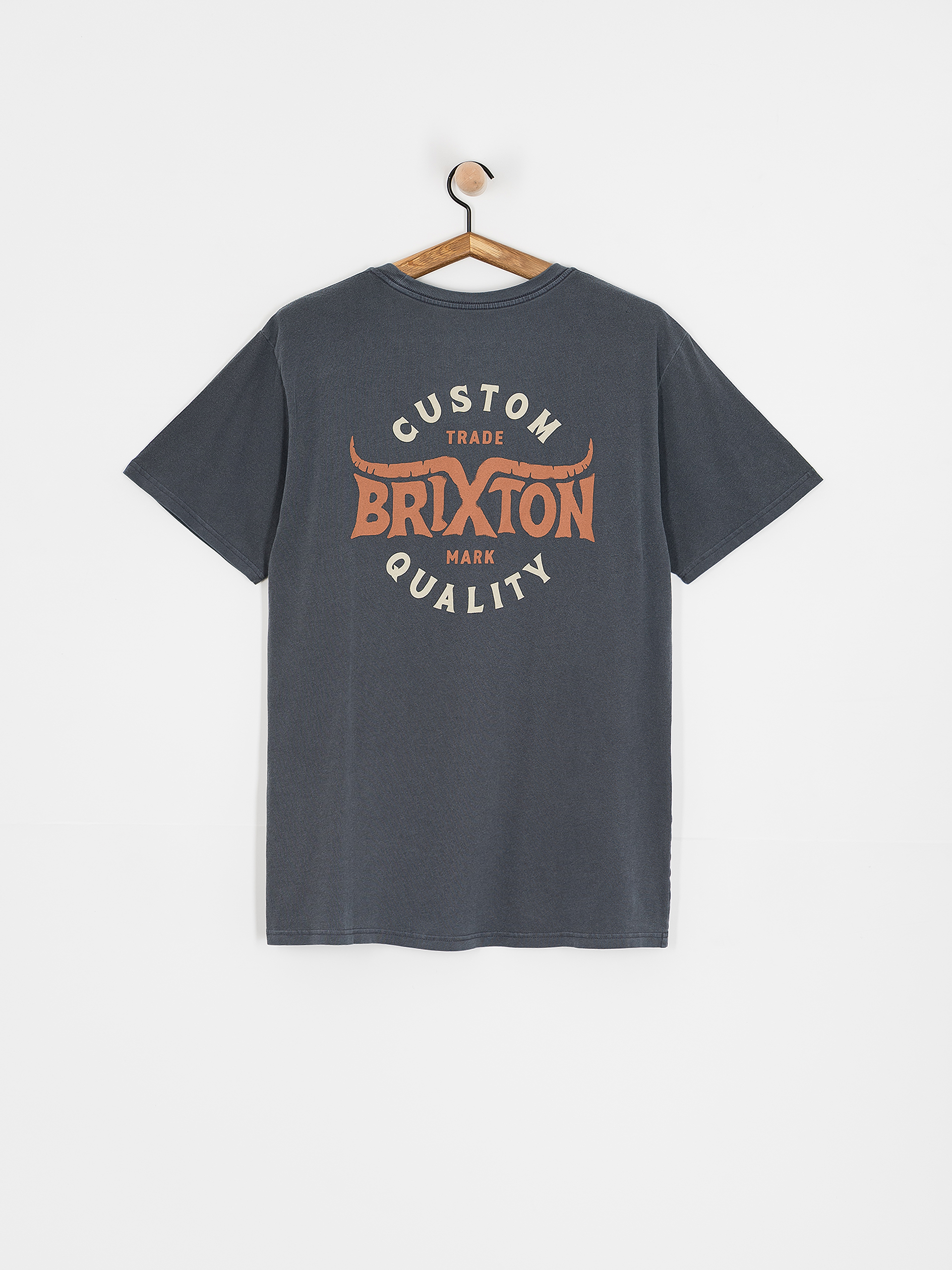 Тениска Brixton Gibson Stt (washed navy worn wash)