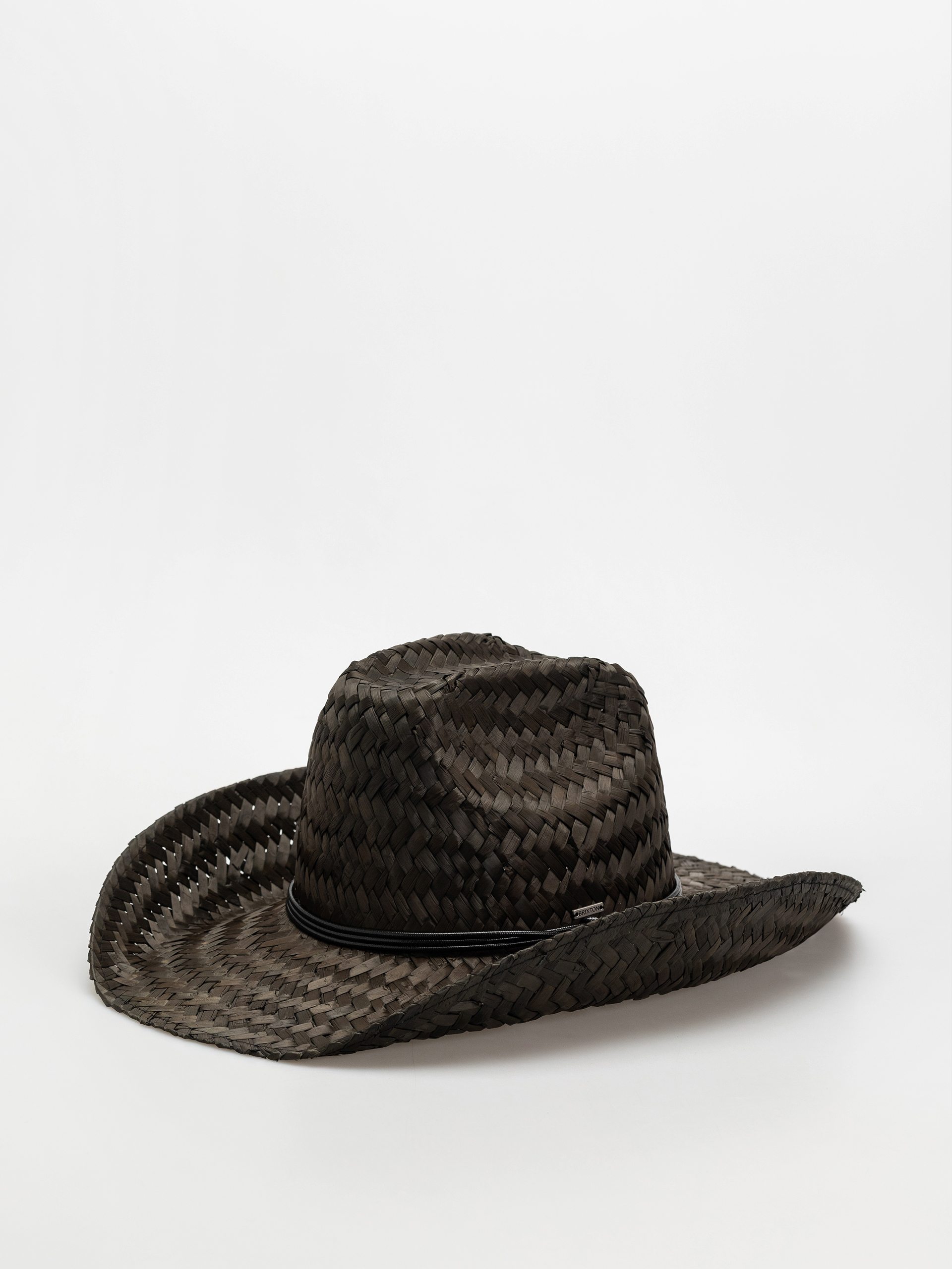 Шапка с периферия Brixton Houston II Straw Cowboy (black)