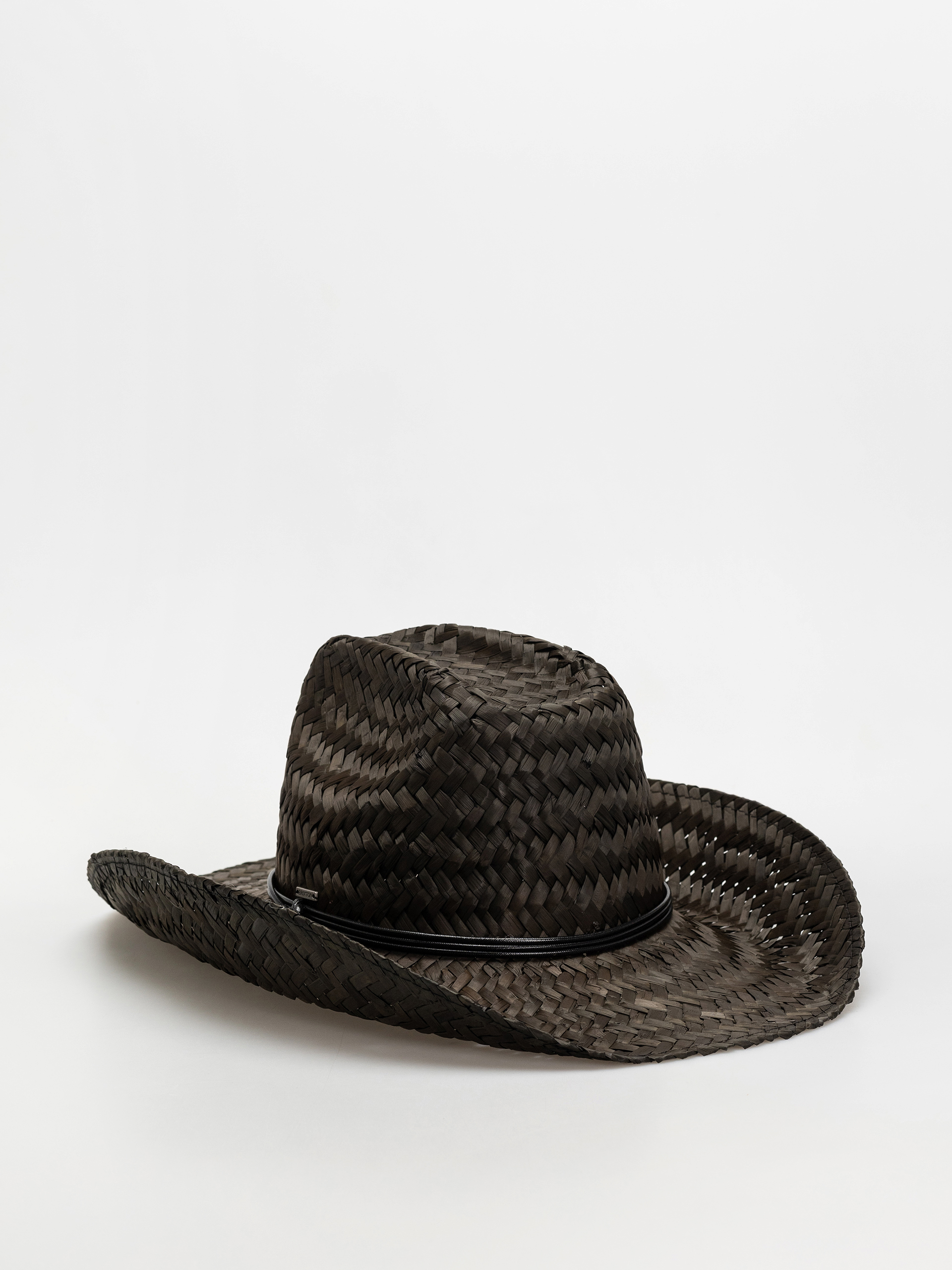 Шапка с периферия Brixton Houston II Straw Cowboy (black)
