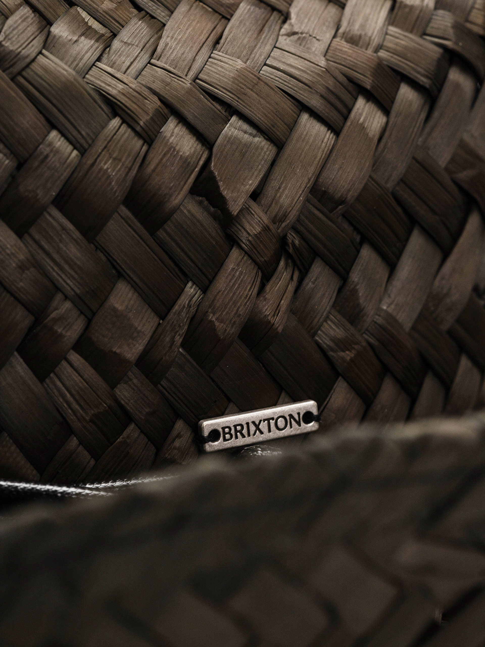 Шапка с периферия Brixton Houston II Straw Cowboy (black)