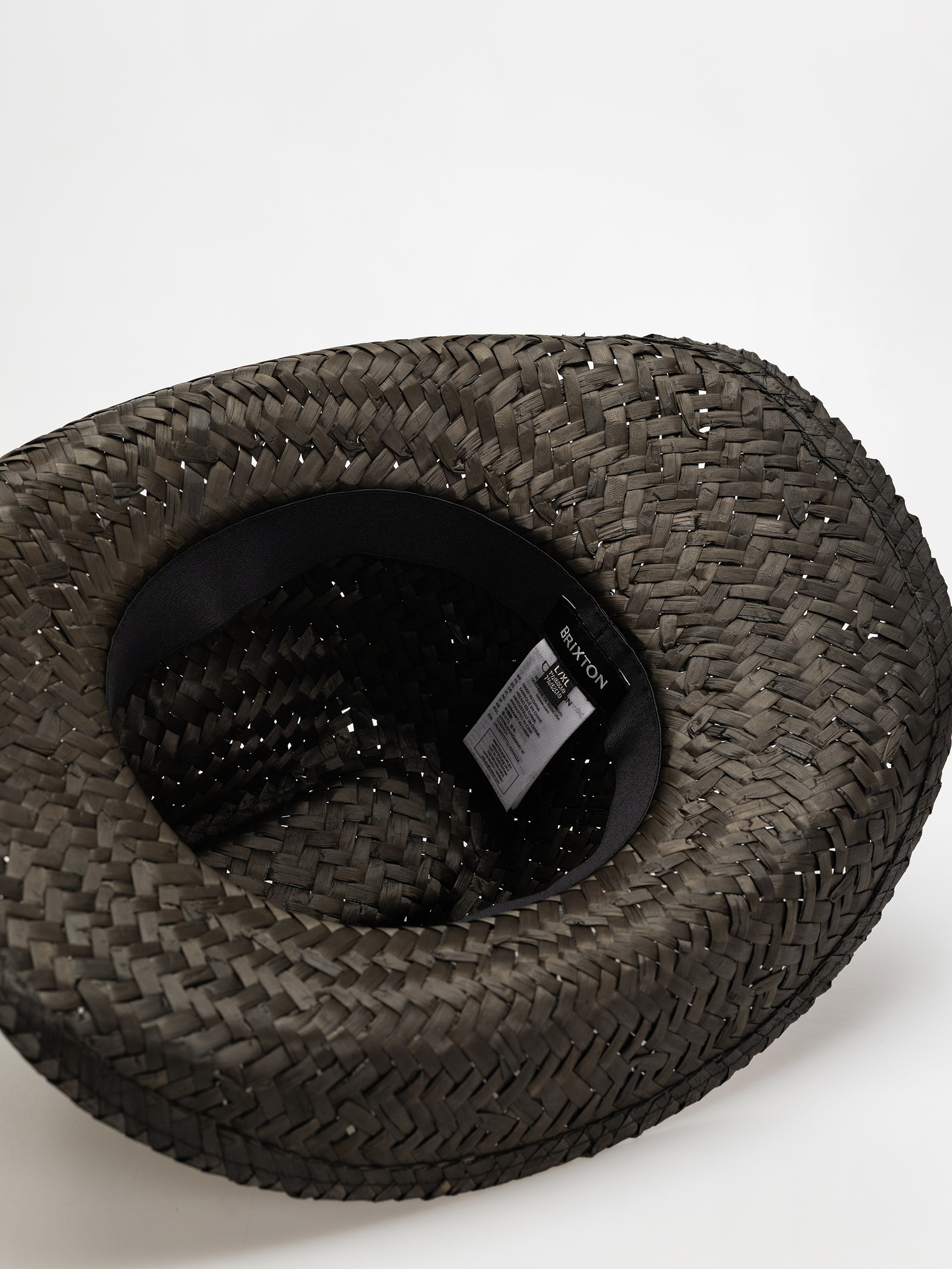 Шапка с периферия Brixton Houston II Straw Cowboy (black)