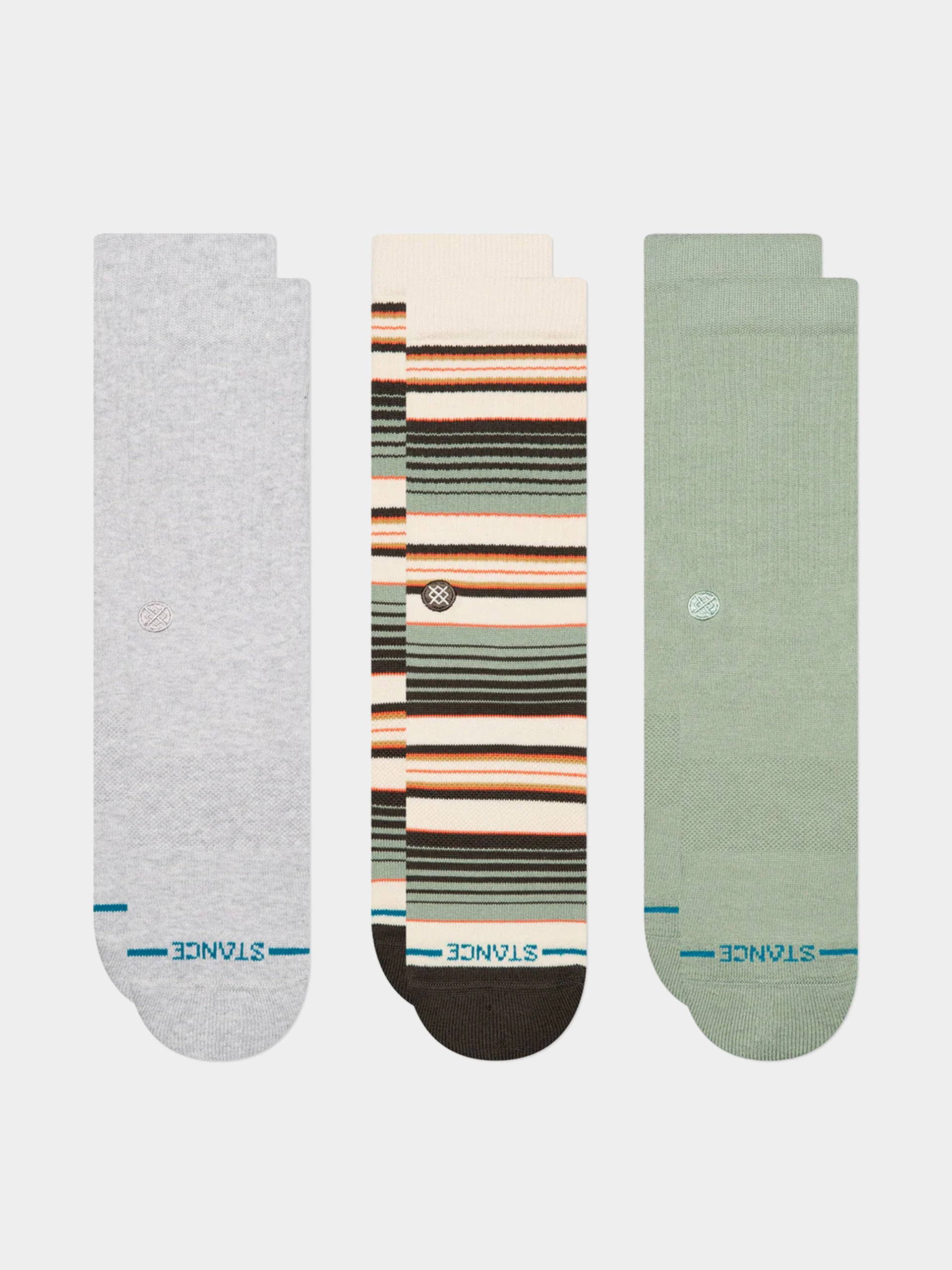 Чорапи Stance Repeteur Crew 3 Pack (light heather)