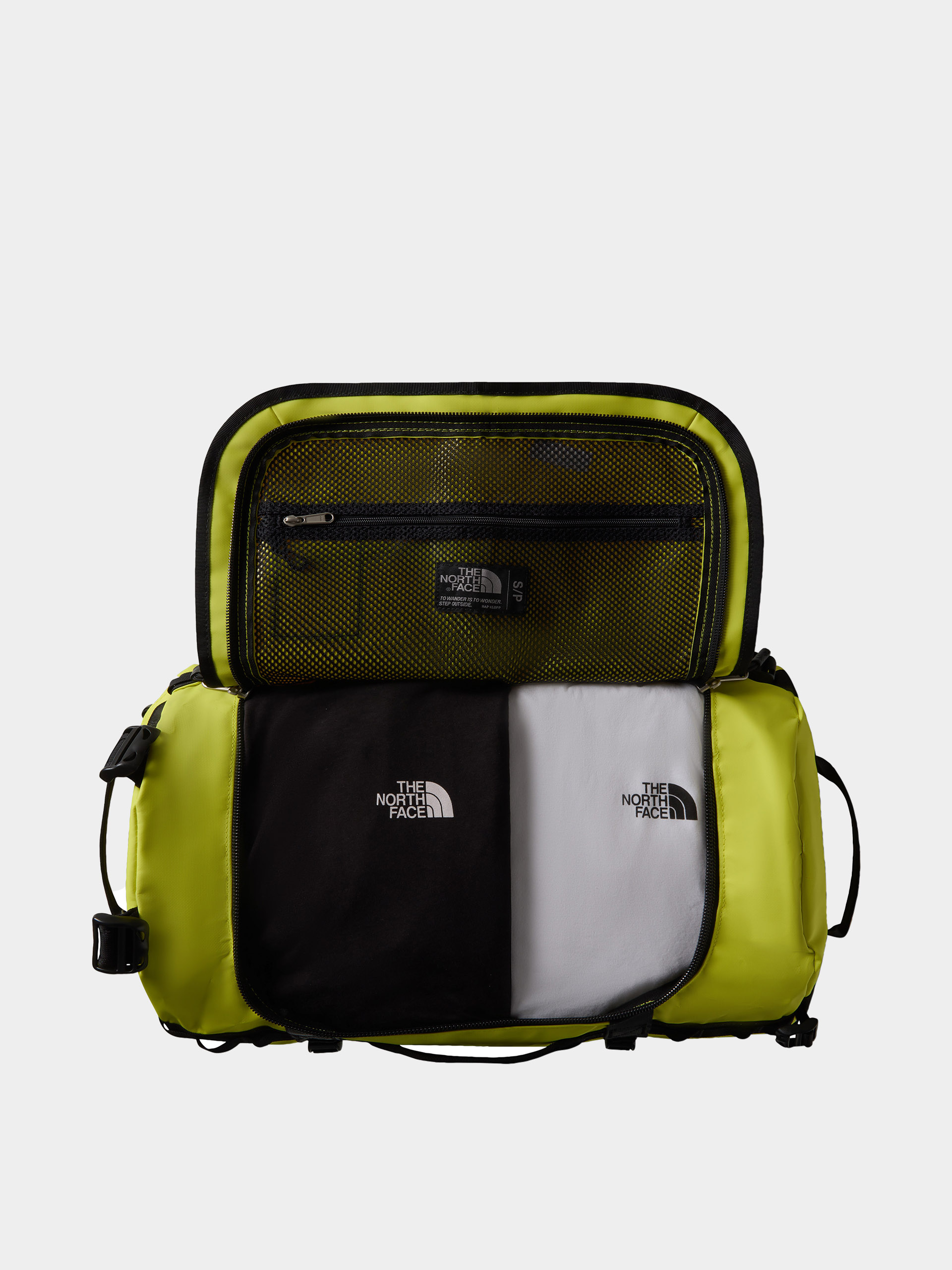 Чанта The North Face Base Camp Duffel S (sulphur spring green/tnf black)