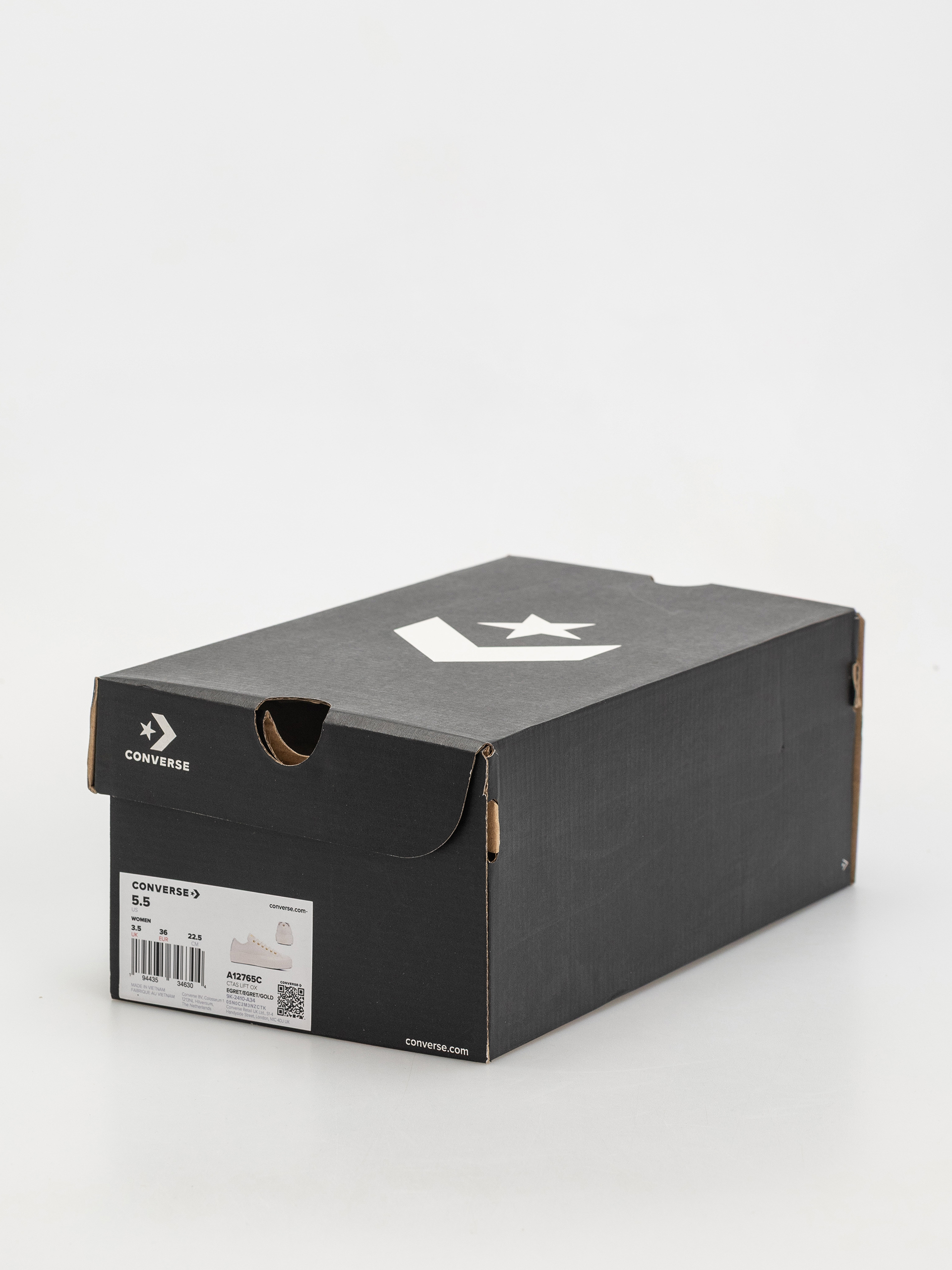 Кецове Converse Chuck Taylor All Star Lift Ox Wmn (egret/egret/gold)