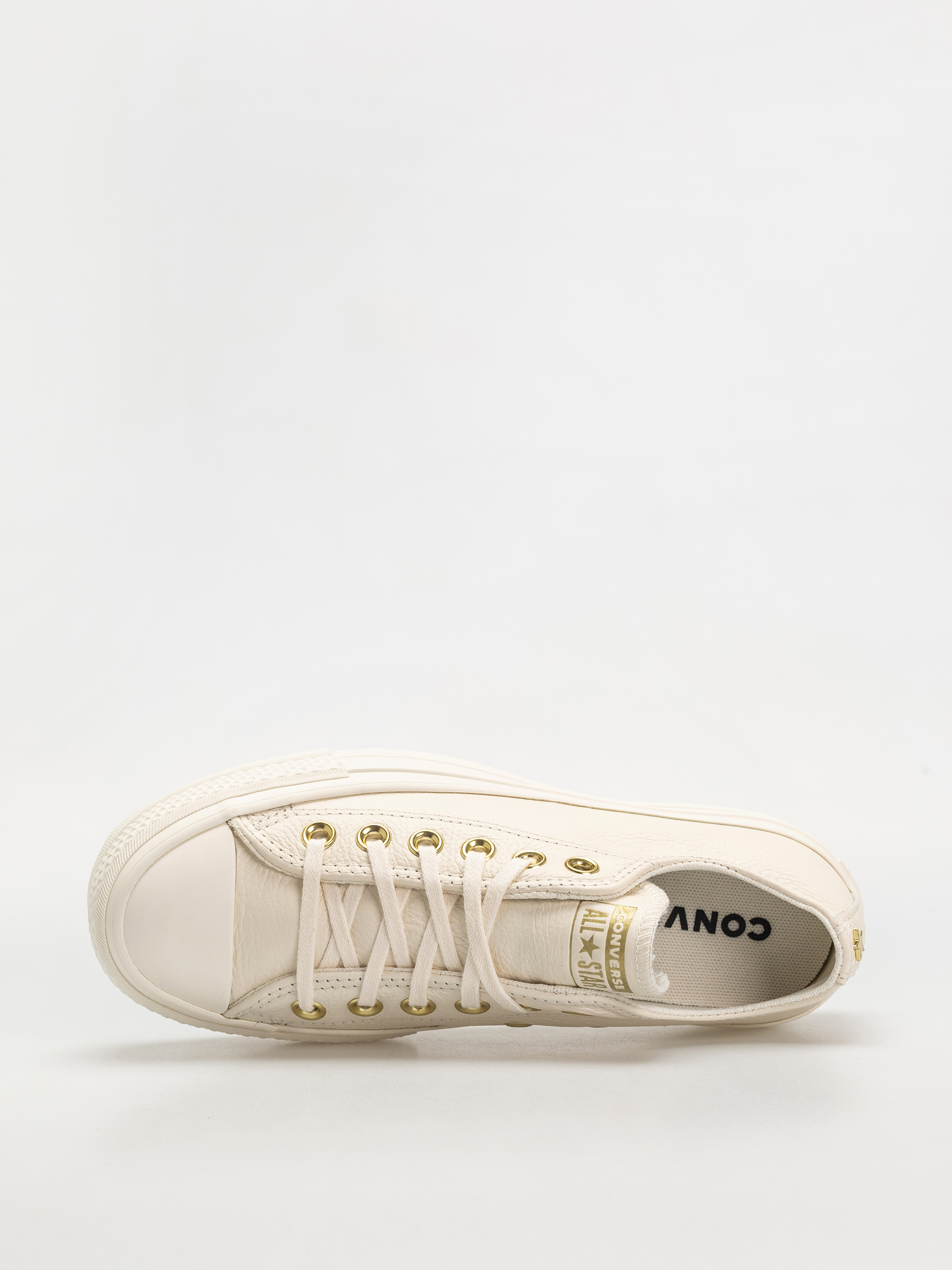 Кецове Converse Chuck Taylor All Star Lift Ox Wmn (egret/egret/gold)