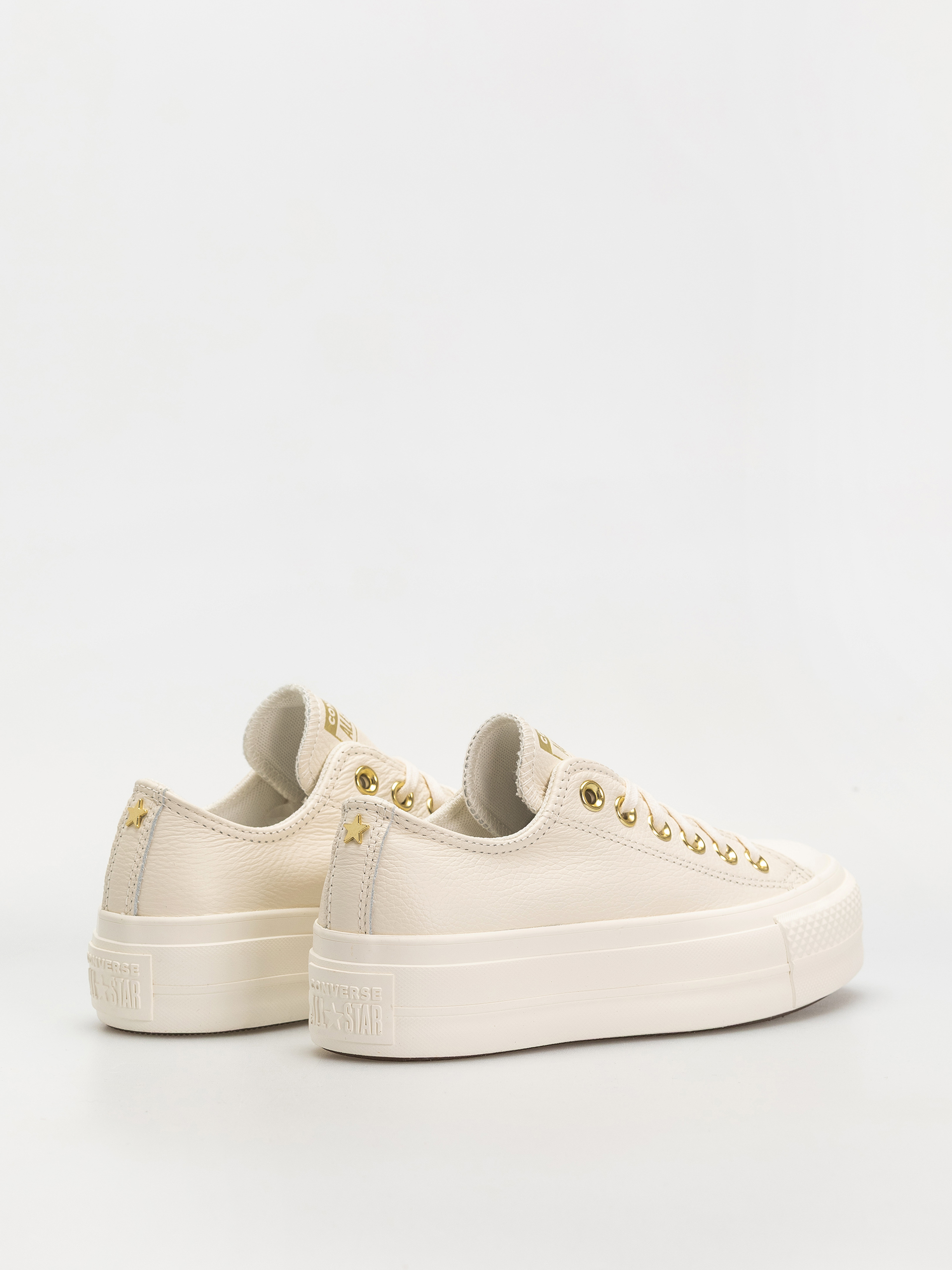 Кецове Converse Chuck Taylor All Star Lift Ox Wmn (egret/egret/gold)