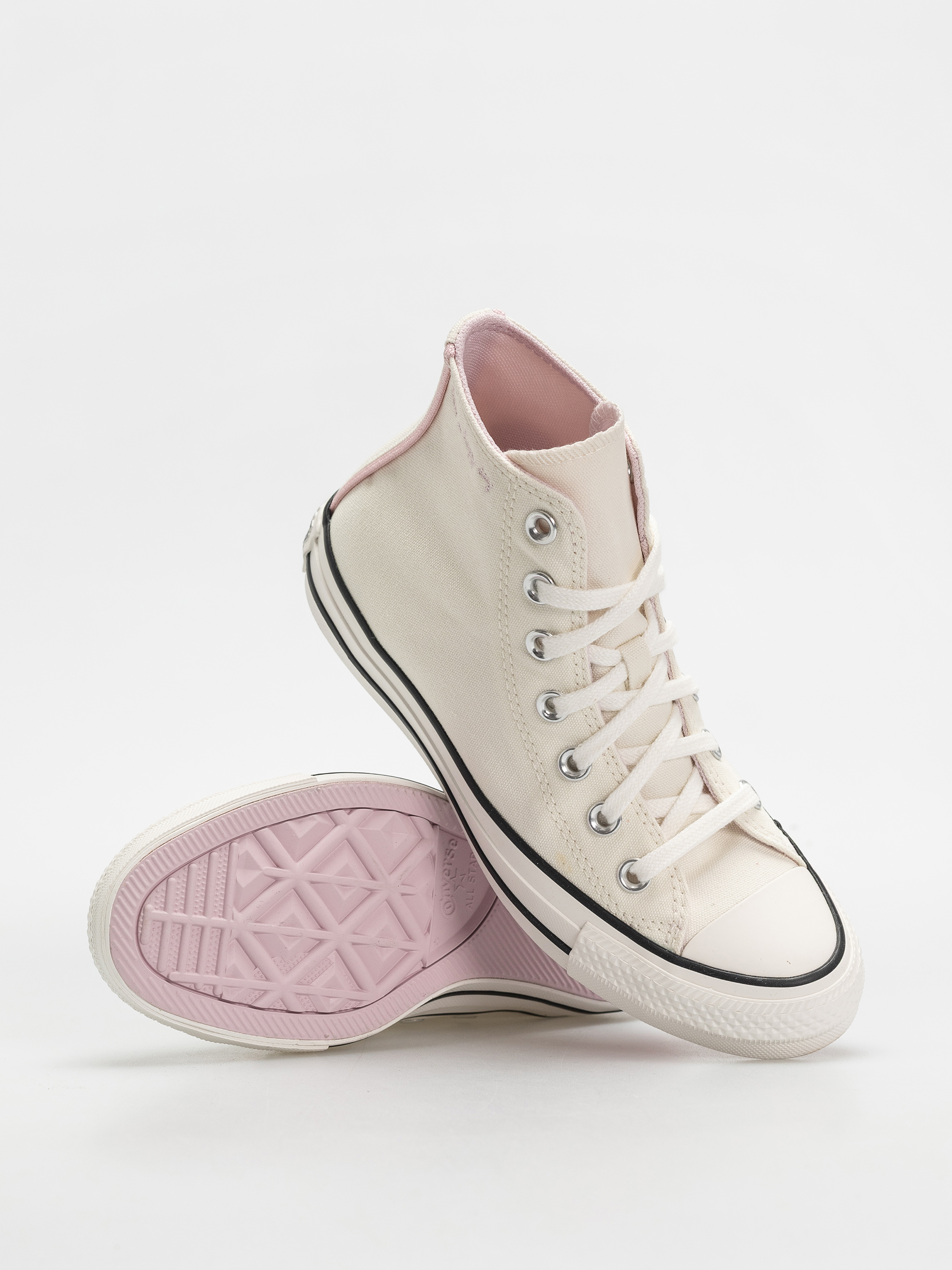 Кецове Converse Chuck Taylor All Star Hi Wmn (egret/summit pink/black)