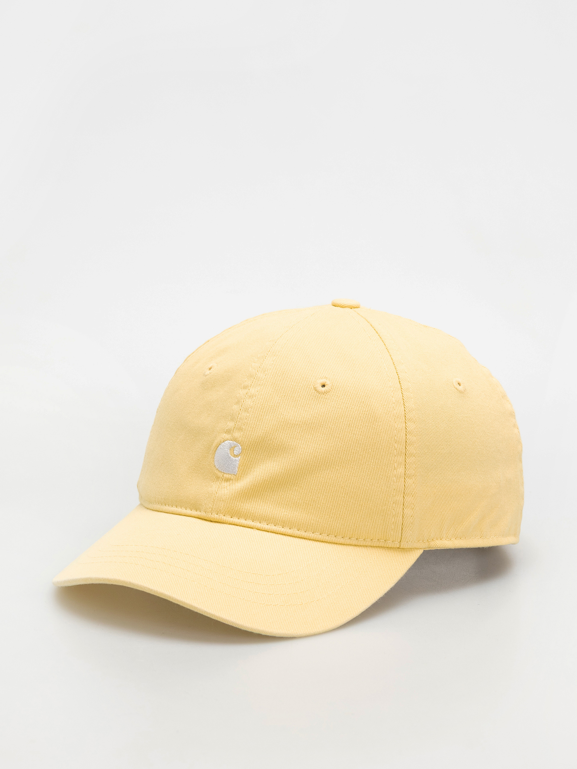 u0428u0430u043fu043au0430 u0441 u043au043eu0437u0438u0440u043au0430 Carhartt WIP Madison Logo (air yellow/white)