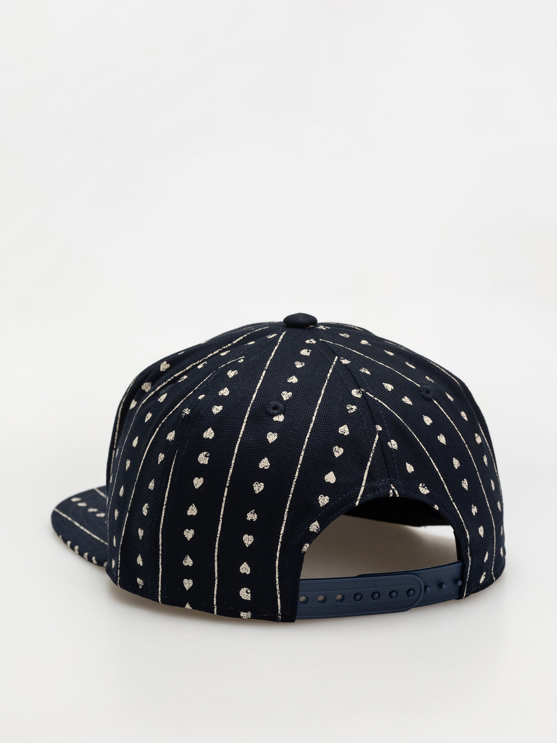 Шапка с козирка Carhartt WIP Drewe (heart c pinstripe/ink/natural/dark navy)