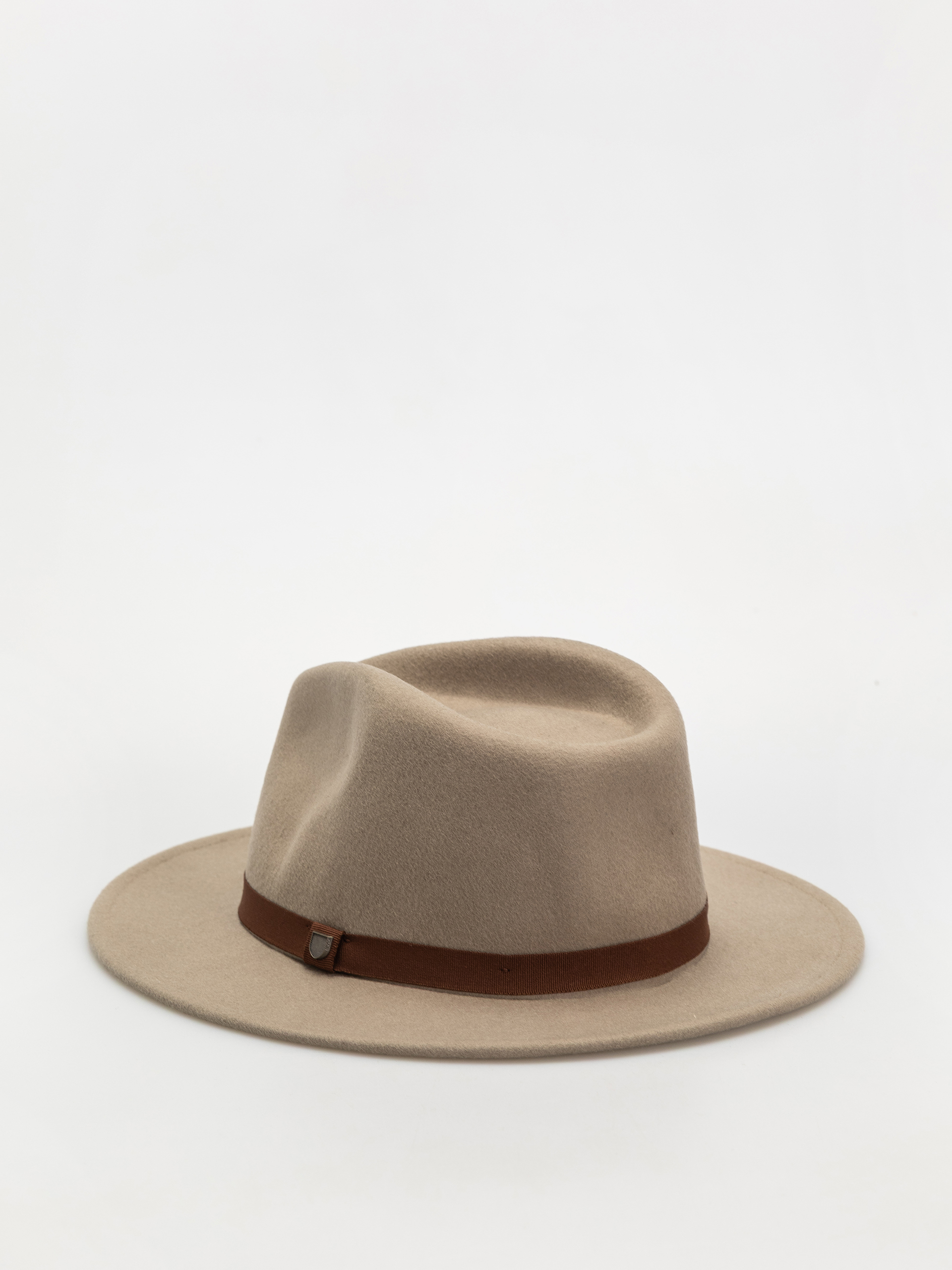 Шапка с периферия Brixton Messer Packable Fedora (timberwolf/light brown)