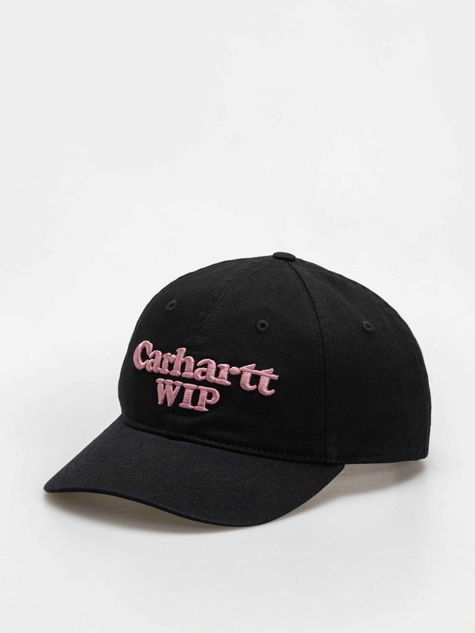 Шапка с козирка Carhartt WIP Carhartt WIP Script (black/hortensia)