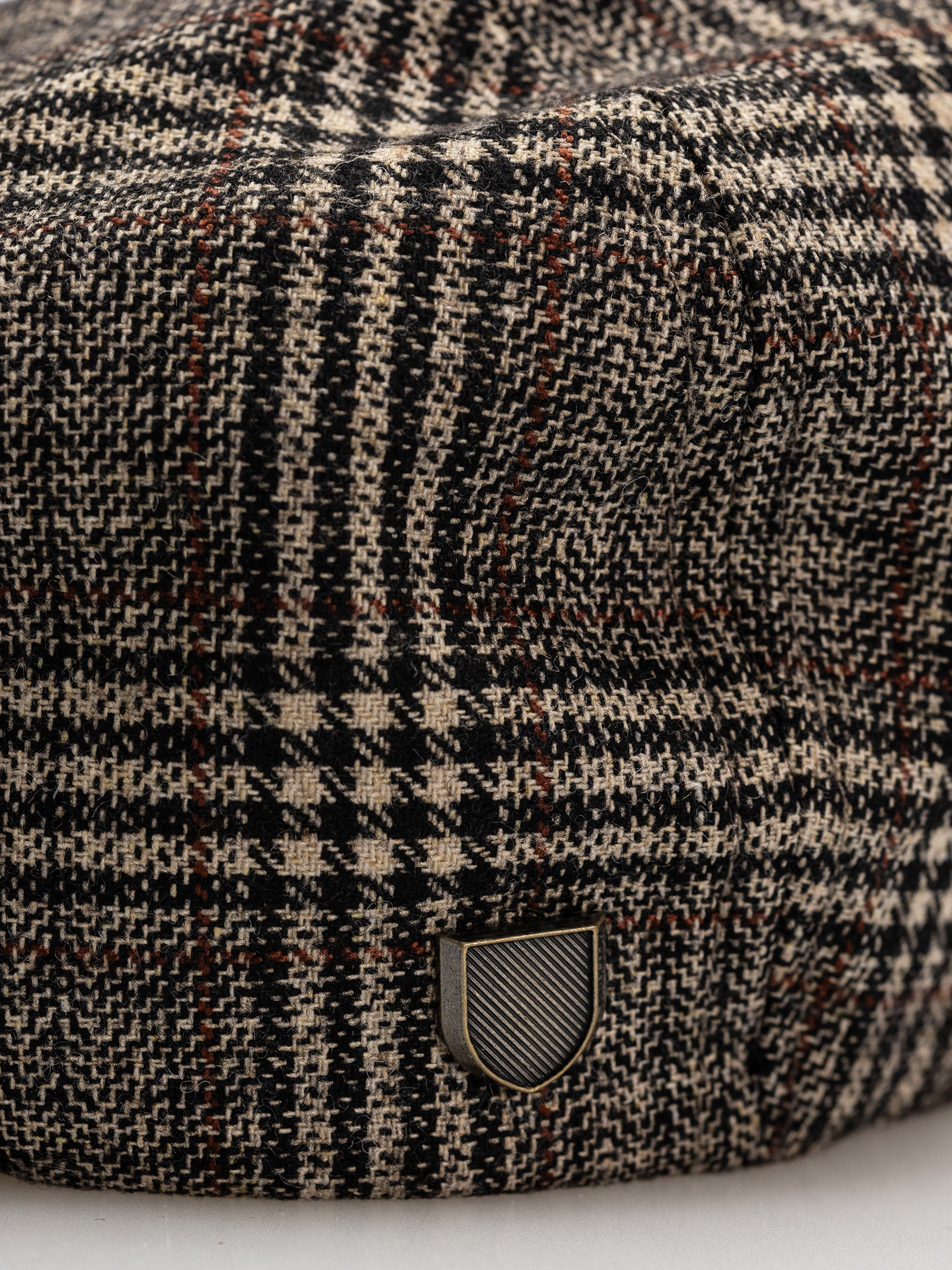 Каскет Brixton Brood Snap Cap (khaki/brown plaid)