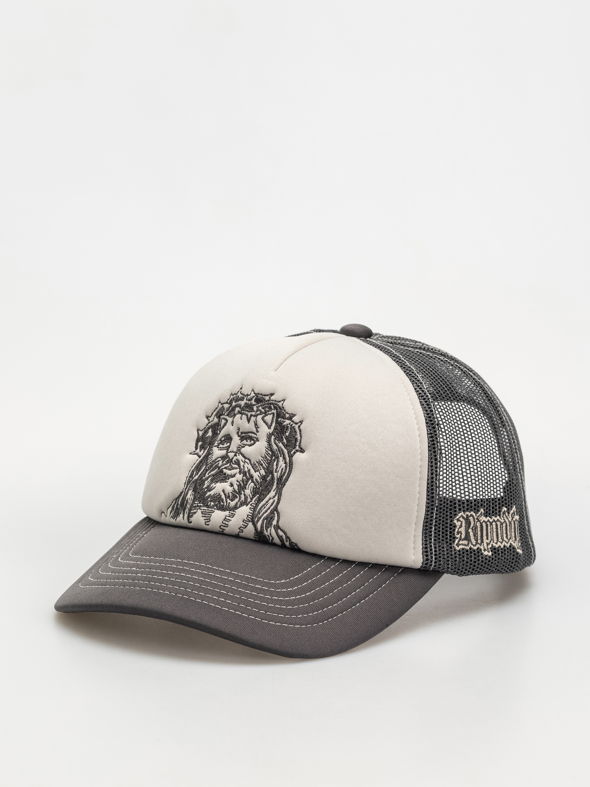 Шапка с козирка RipNDip Lord Savior Trucker (dark charcoal)