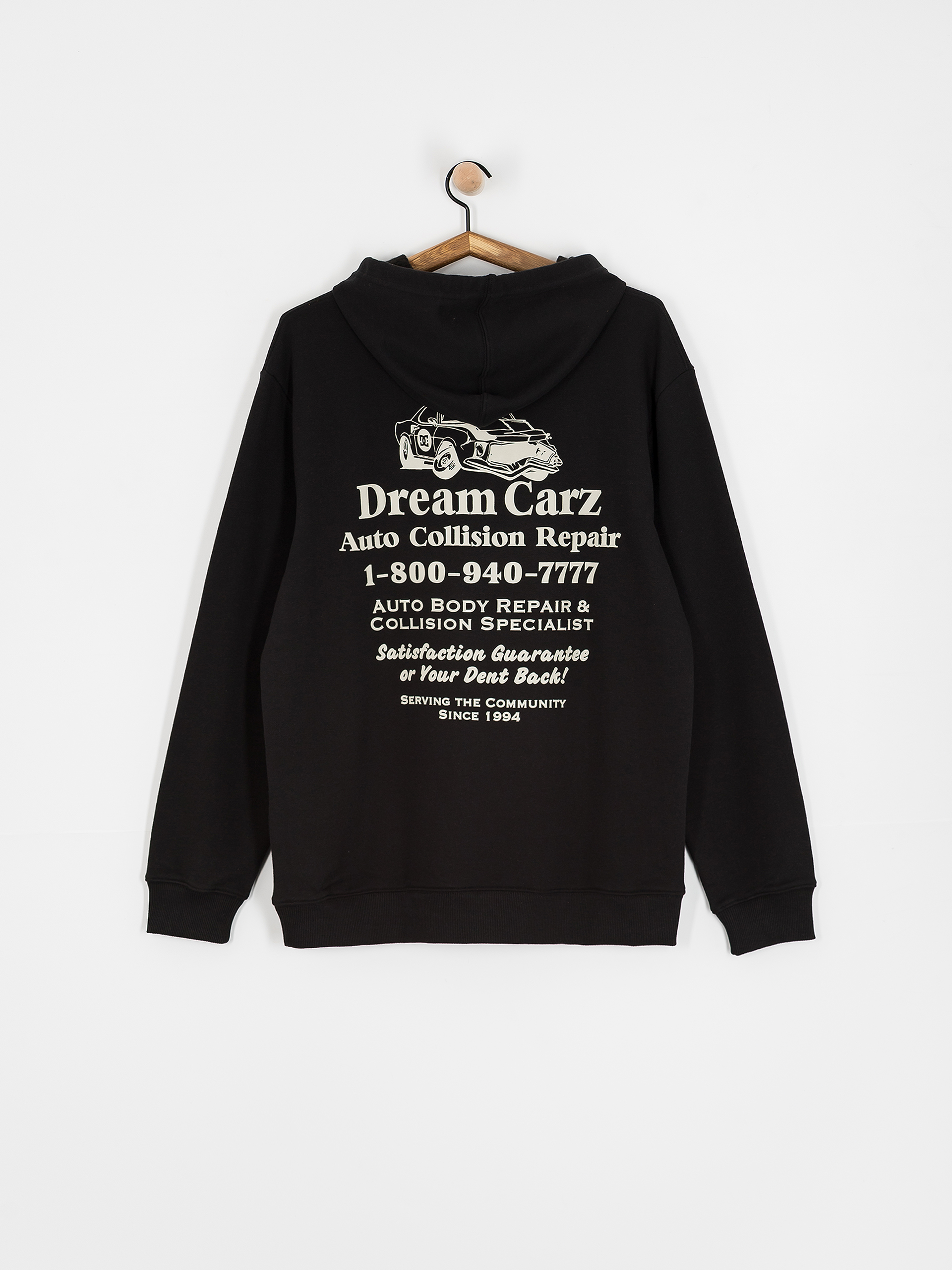 Суитшърт с качулка DC Fix Up HD (black)