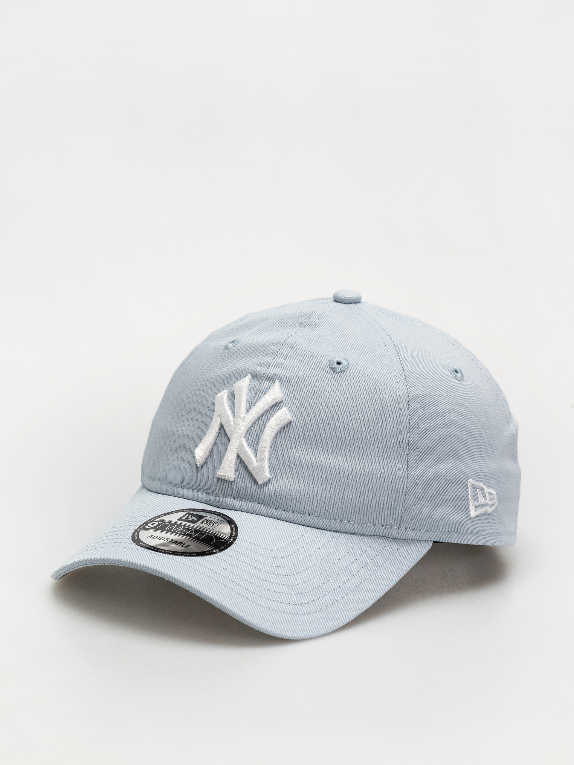 u0428u0430u043fu043au0430 u0441 u043au043eu0437u0438u0440u043au0430 New Era League Essential 9Twenty New York Yankees (pastel blue)