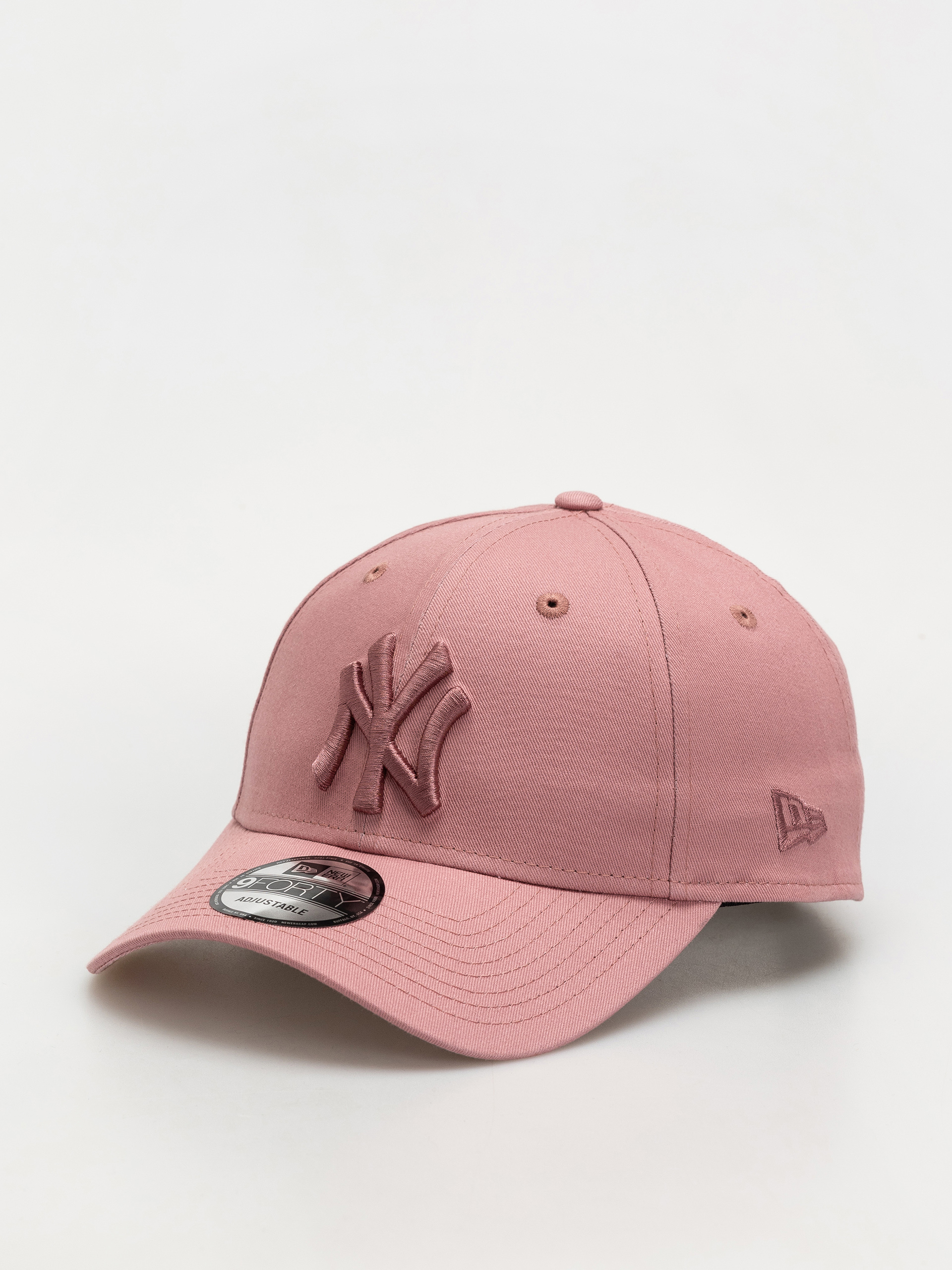 Шапка с козирка New Era League Essential 9Forty New York Yankees (dark pink)