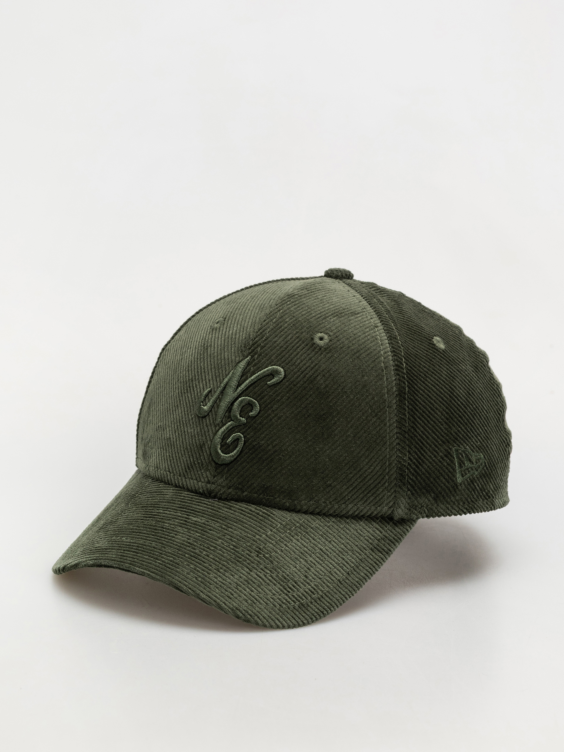 u0428u0430u043fu043au0430 u0441 u043au043eu0437u0438u0440u043au0430 New Era Cord 9Forty (dark green)