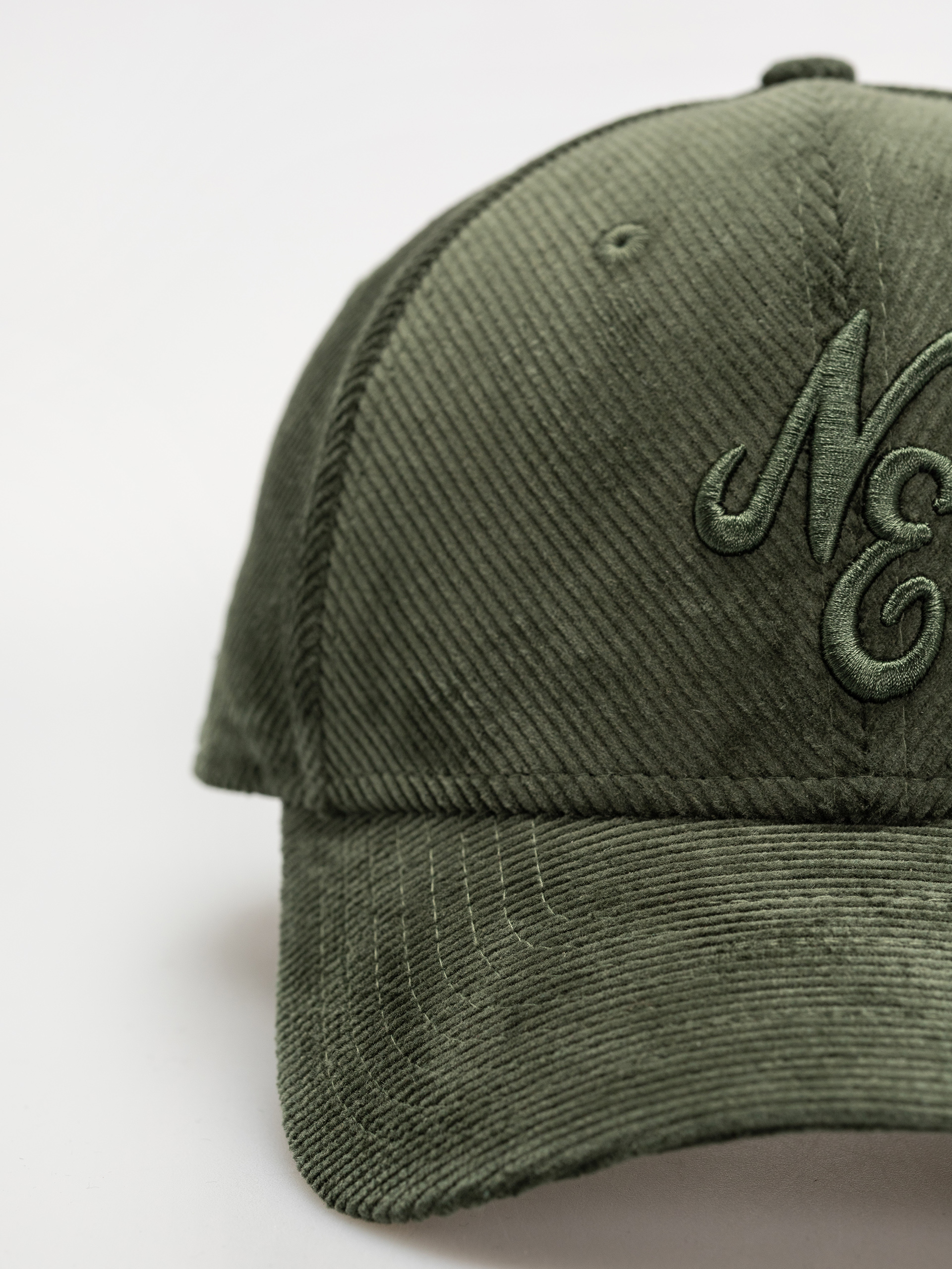 Шапка с козирка New Era Cord 9Forty (dark green)
