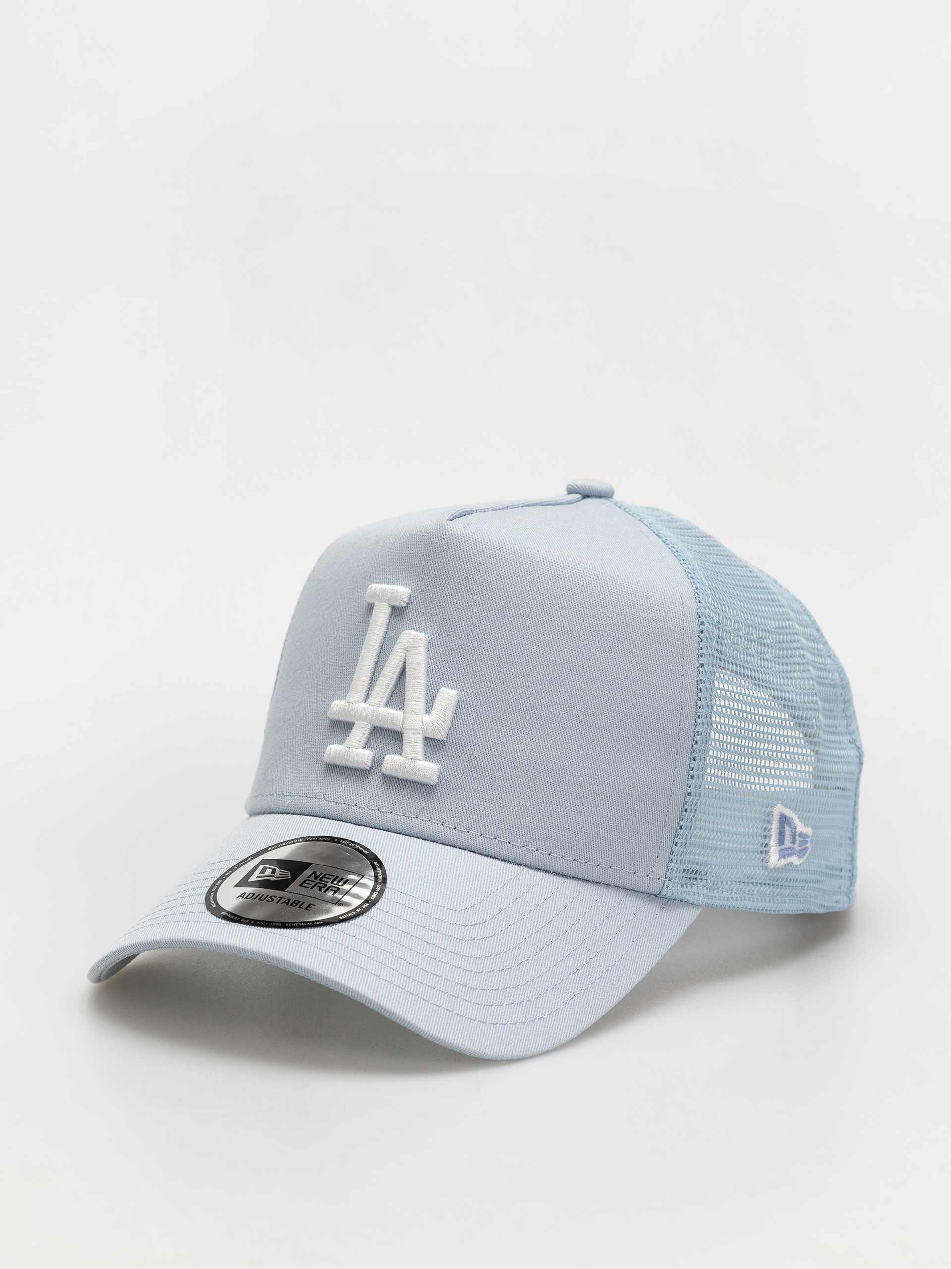 Шапка с козирка New Era League Essential Trucker La Dodgers (pastel blue)