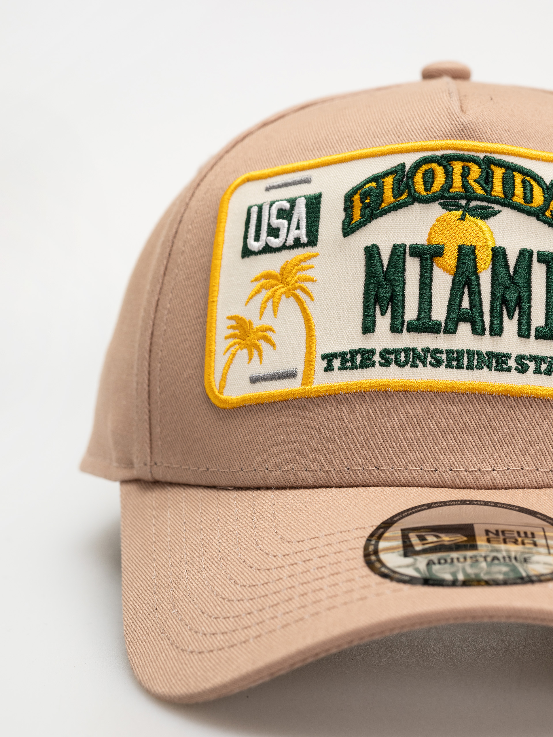 Шапка с козирка New Era License Plate Eframe Newera (med beige)