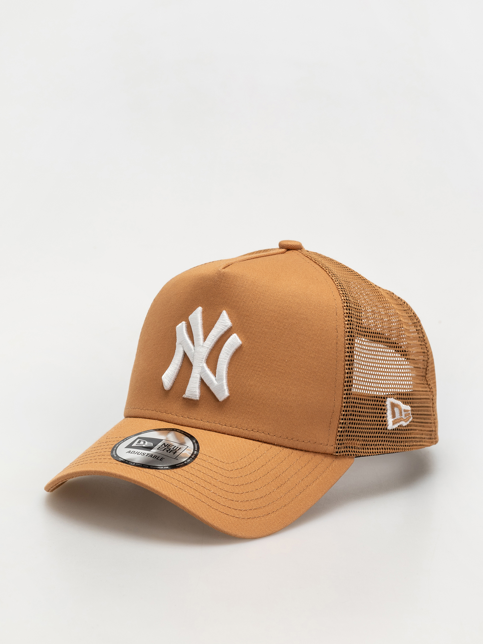 Шапка с козирка New Era League Essential Trucker New York Yankees (dk beige)