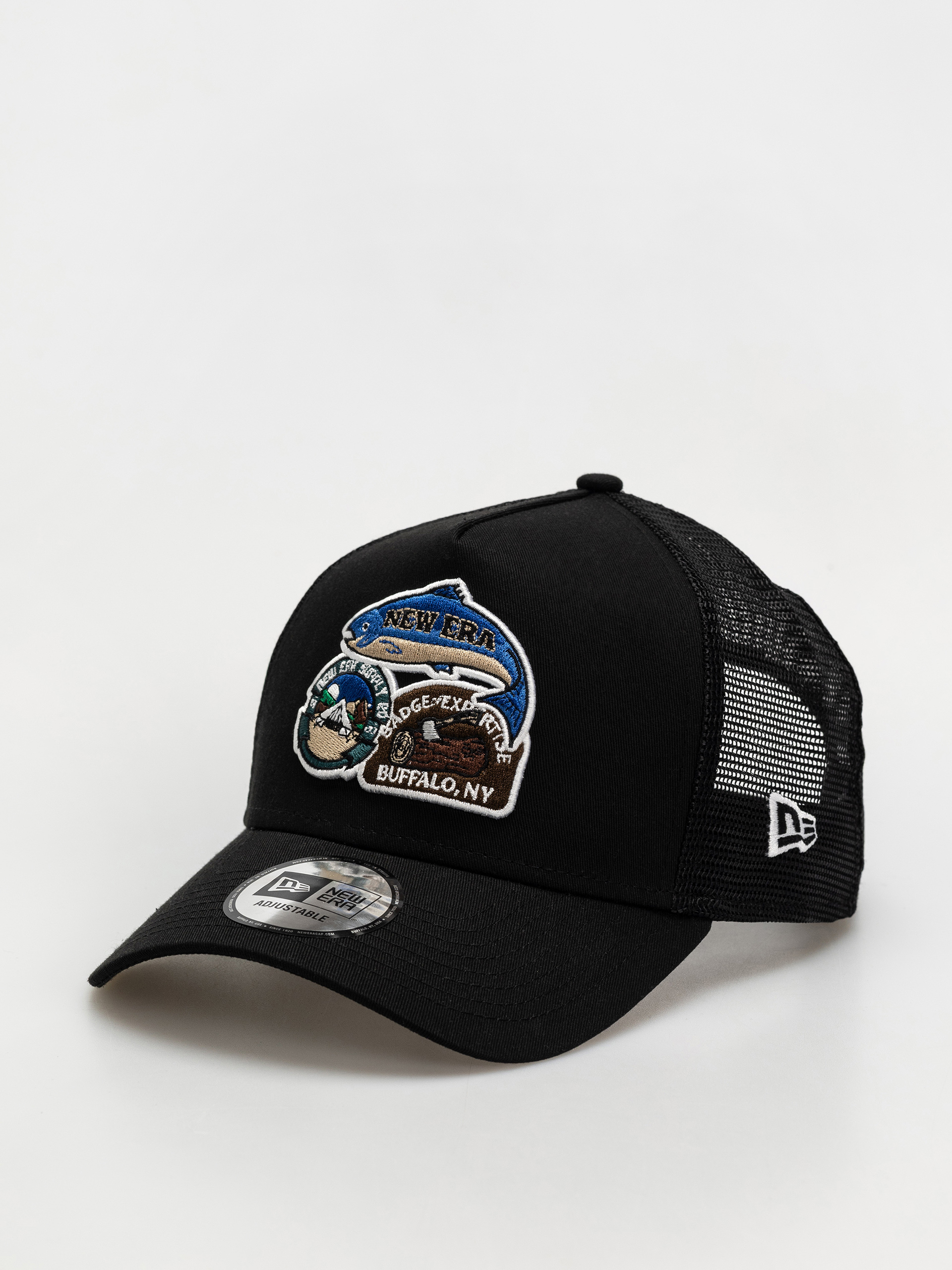 Шапка с козирка New Era Outdoor Patch Trucker (black)