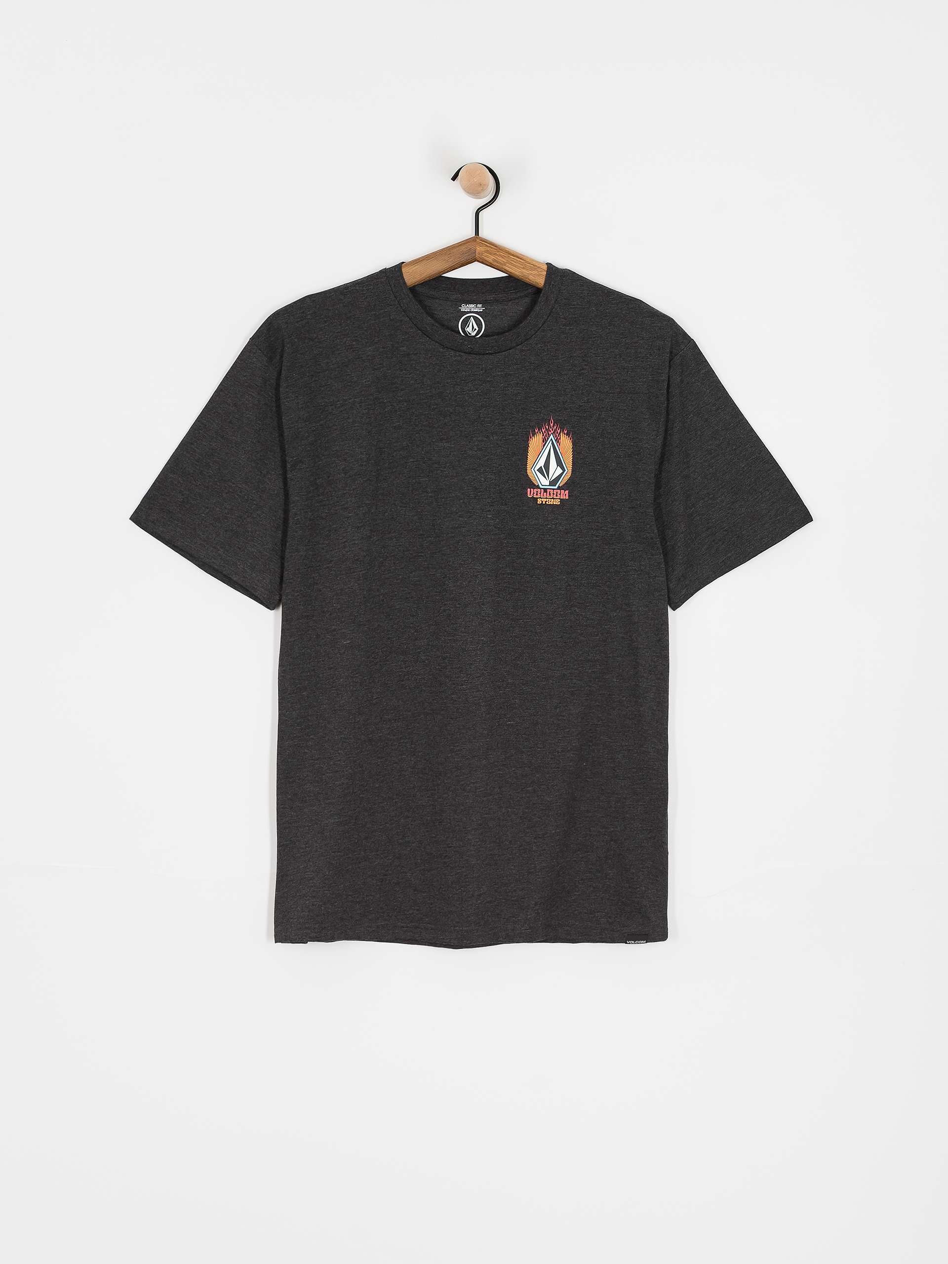 Тениска Volcom Draggin Stone Hth (heather black)