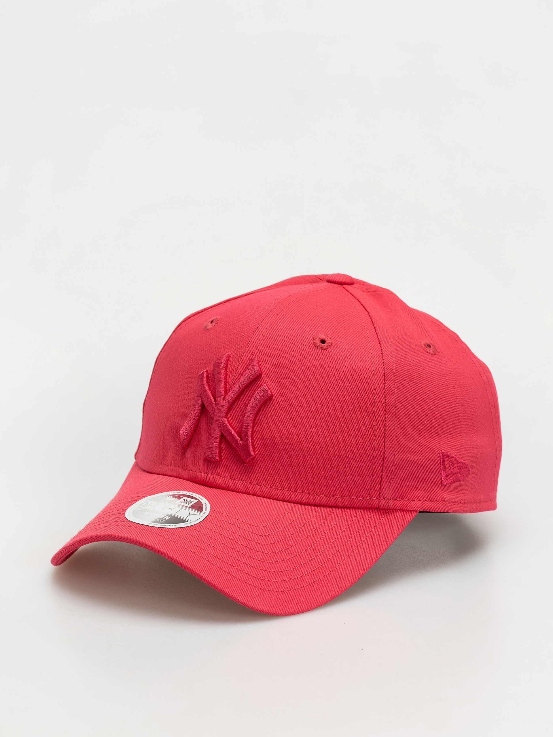 Шапка с козирка New Era League Essential 9Forty New York Yankees Wmn (bright pink)