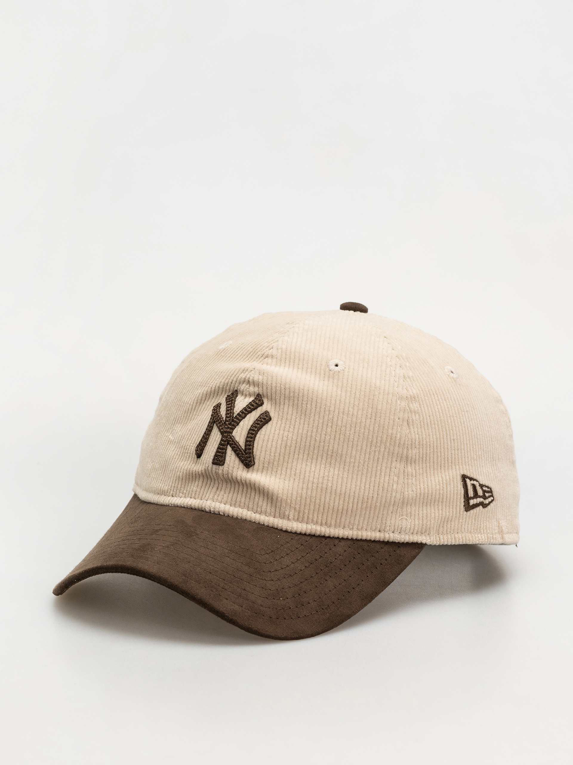 Шапка с козирка New Era Premium Cord 9Twenty New York Yankees (light beige)