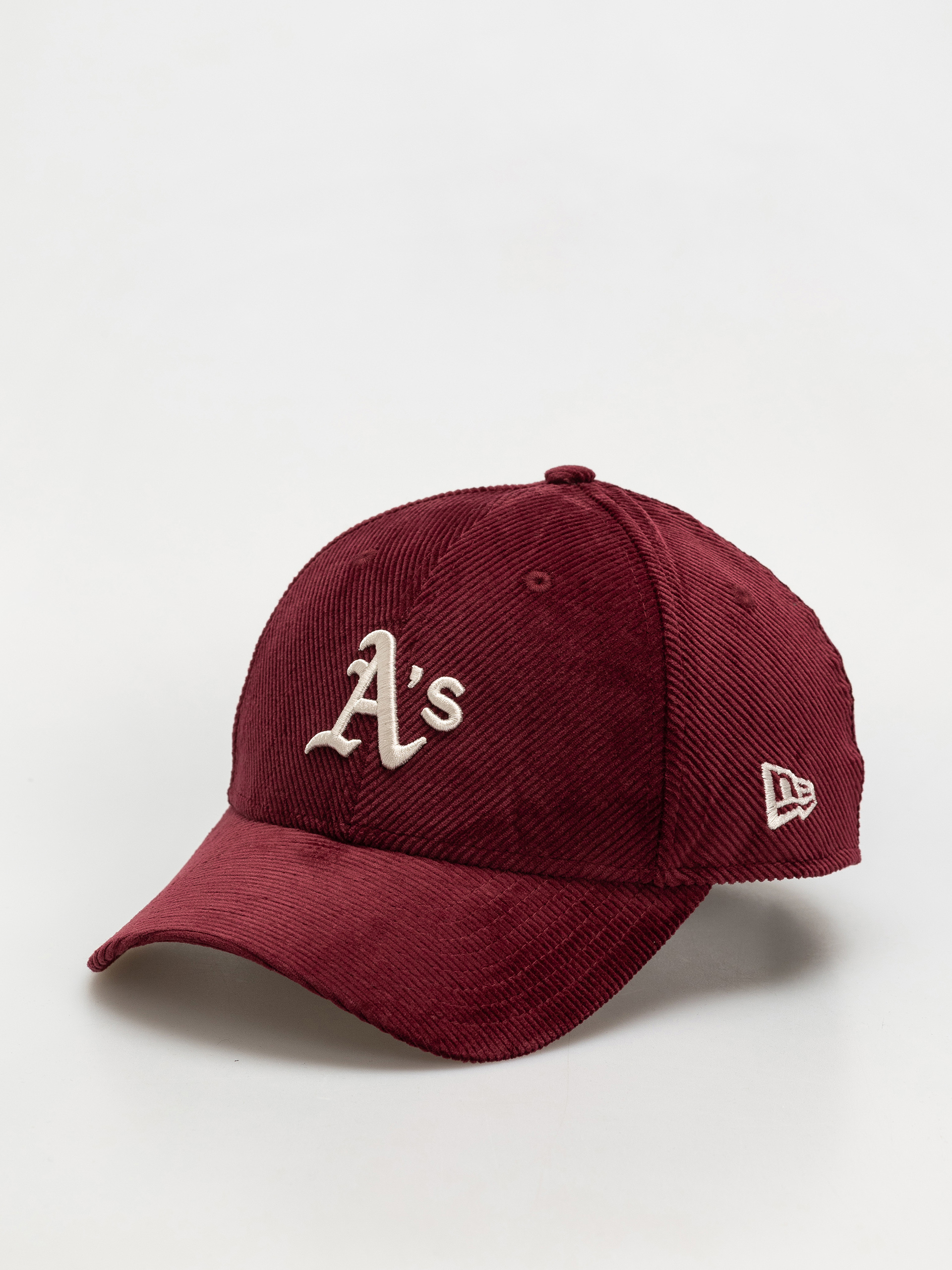 Шапка с козирка New Era Cord 9Forty Athletics (dark red)