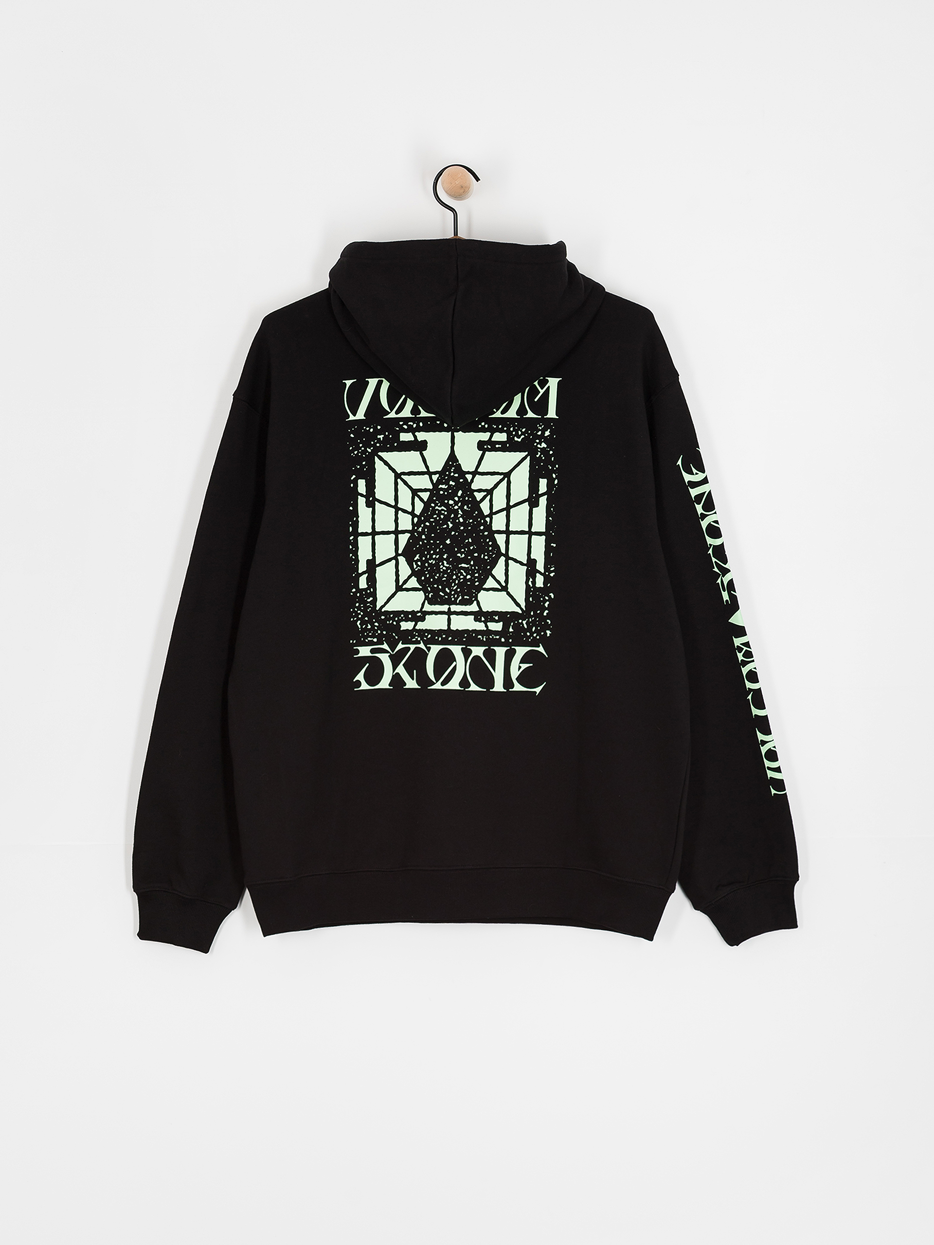 Суитшърт с качулка Volcom Handerry HD (black)