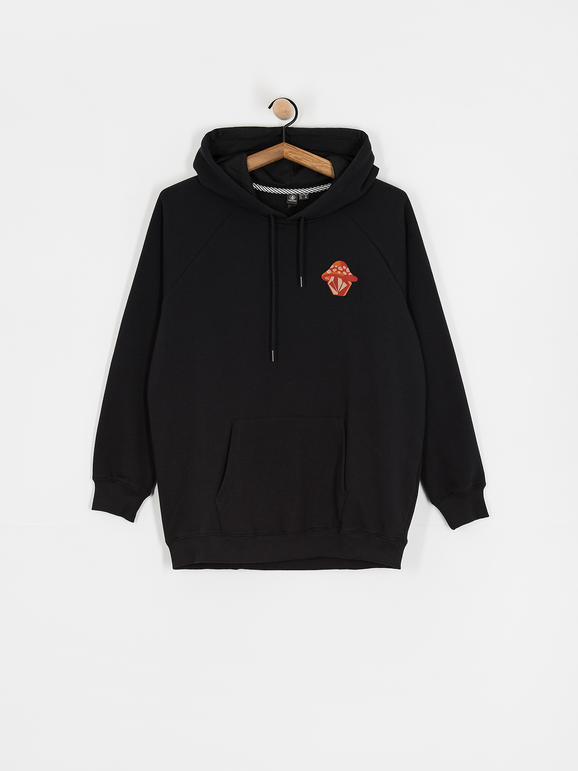 Суитшърт с качулка Volcom Truly Stoked Bf HD Wmn (black)