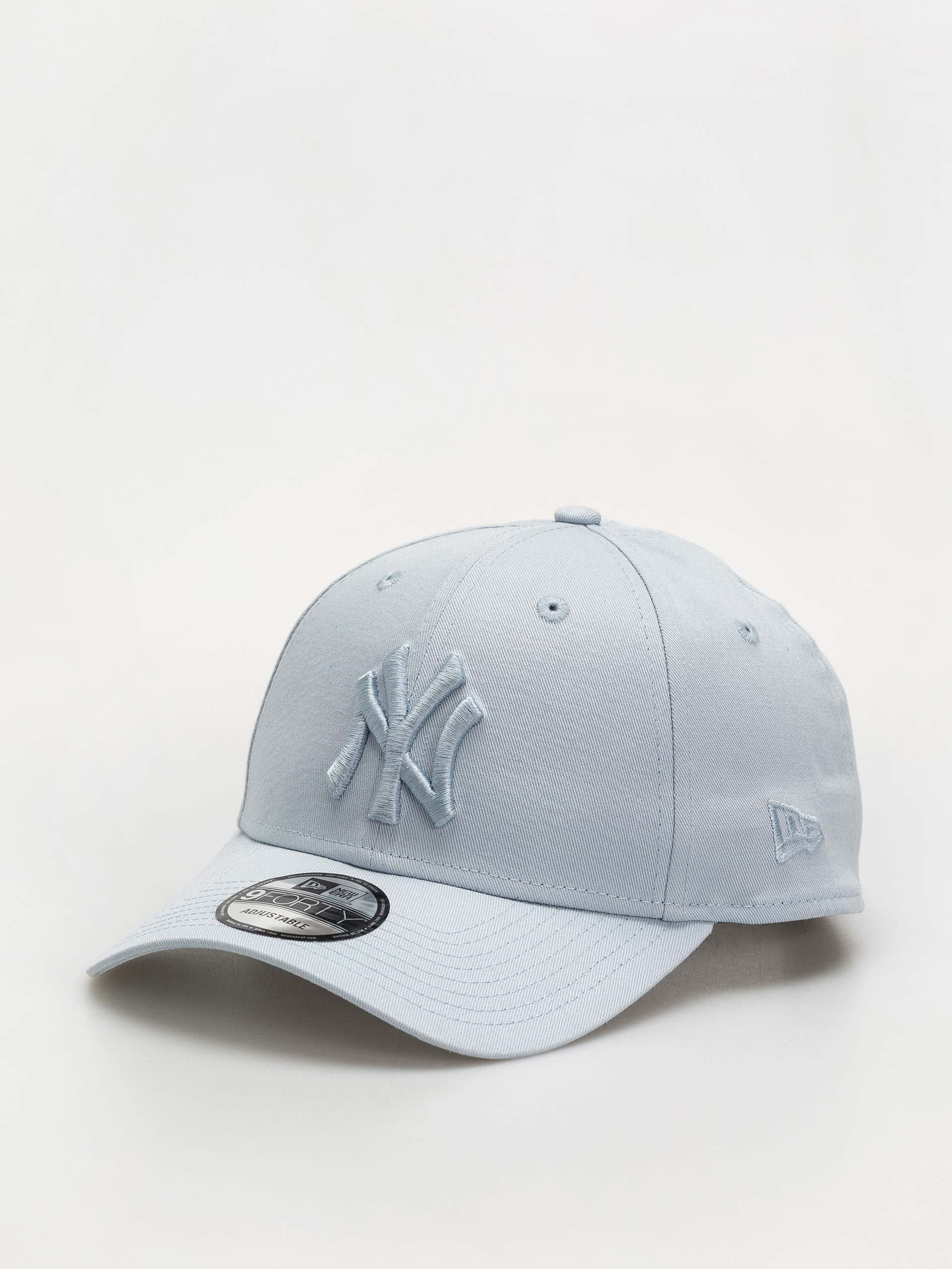 u0428u0430u043fu043au0430 u0441 u043au043eu0437u0438u0440u043au0430 New Era League Essential 9Forty New York Yankees (pastel blue)