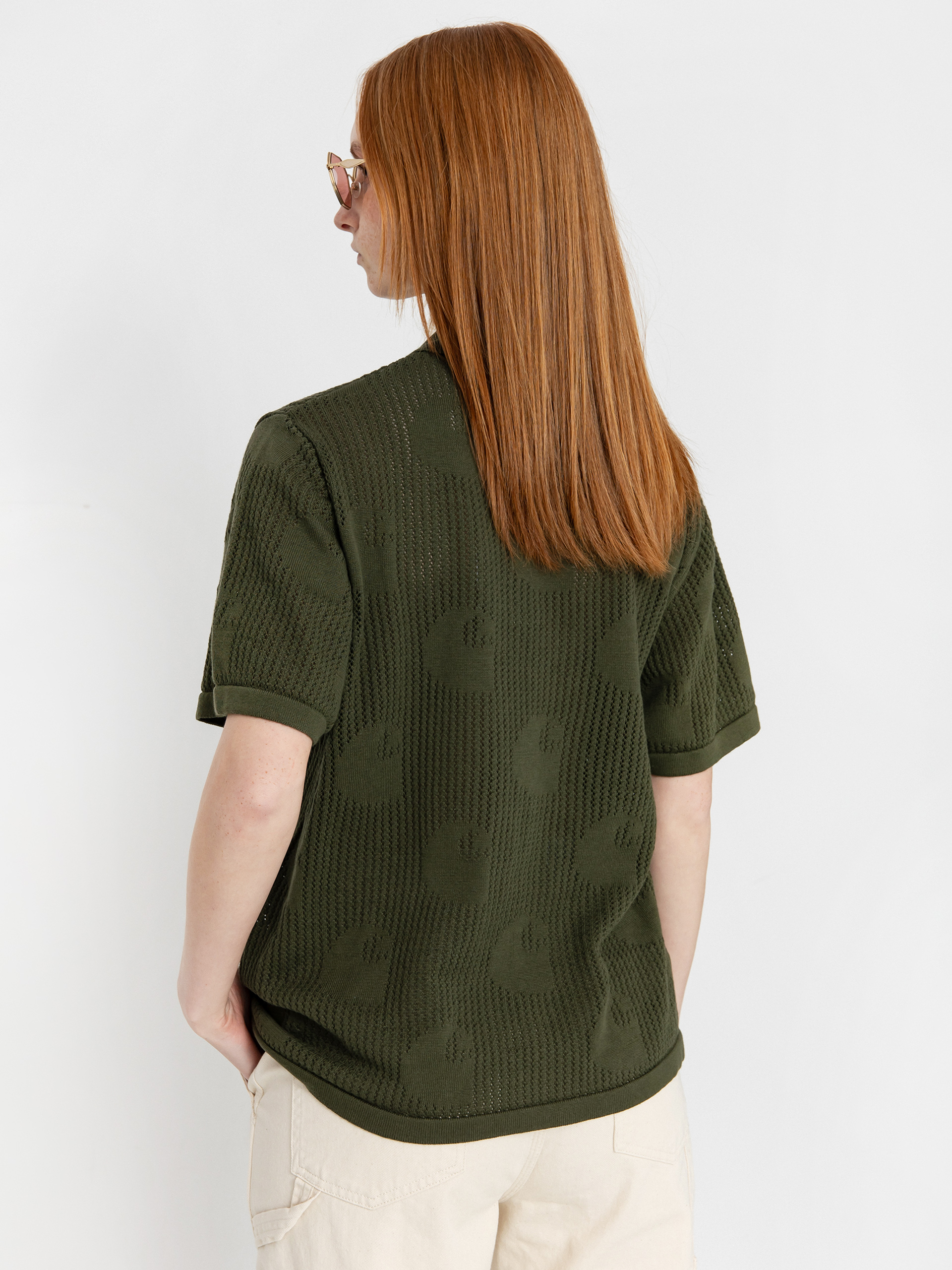 Риза Carhartt WIP Temple Knit Wmn (dollar green)