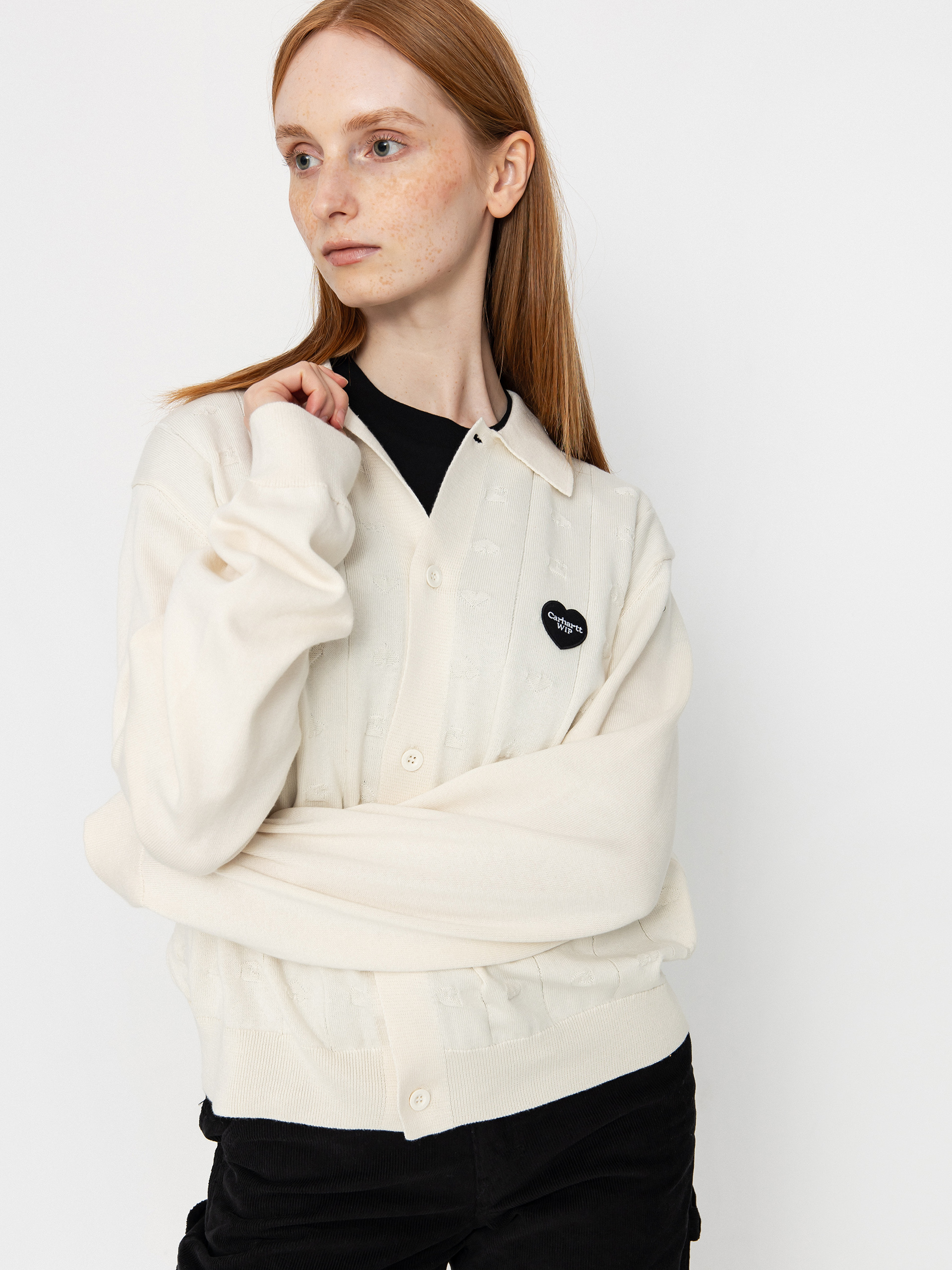Пуловер Carhartt WIP Drewe Cardigan Wmn (natural)
