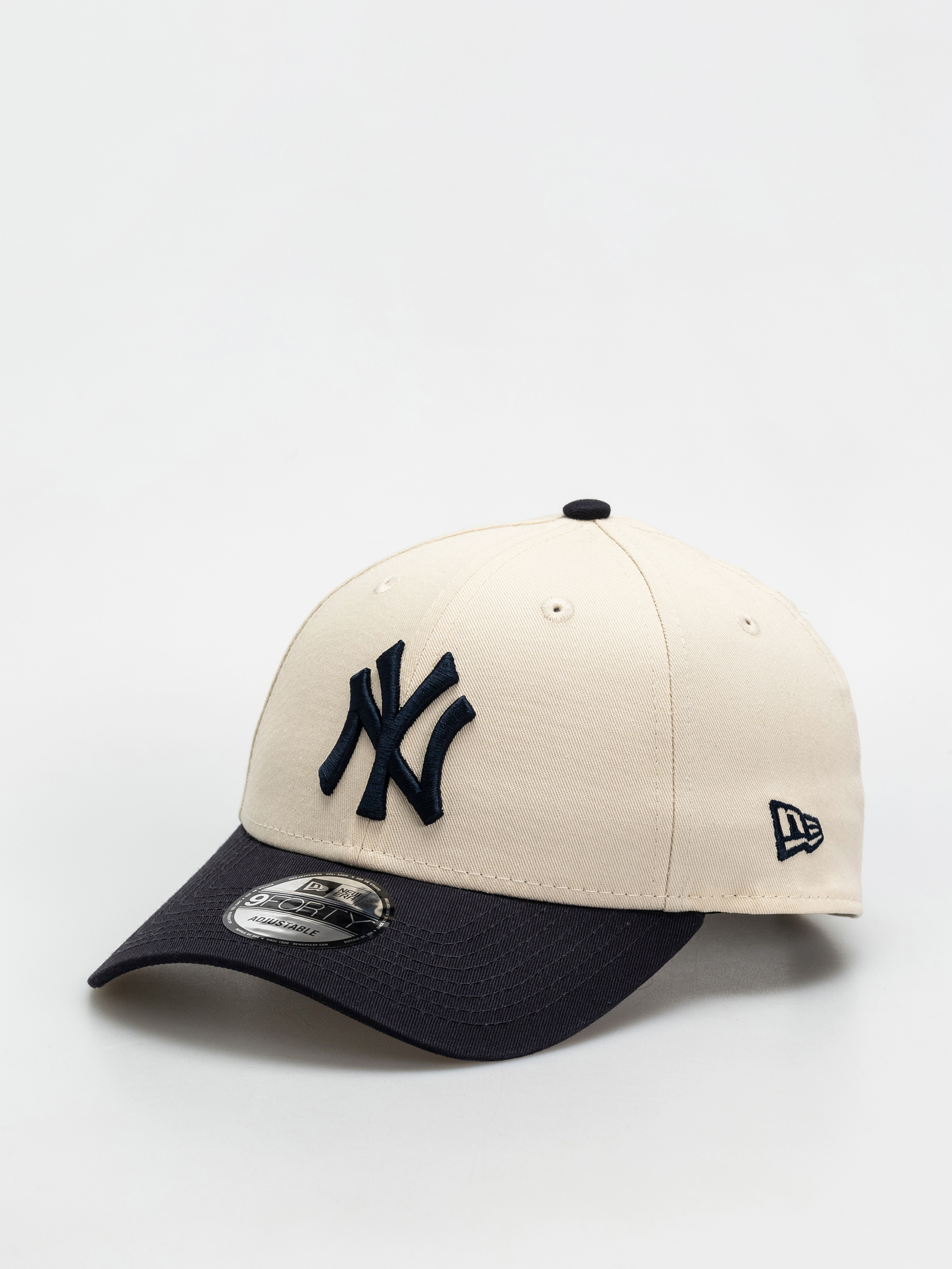 Шапка с козирка New Era Colour Block 9Forty New York Yankees (light beige)