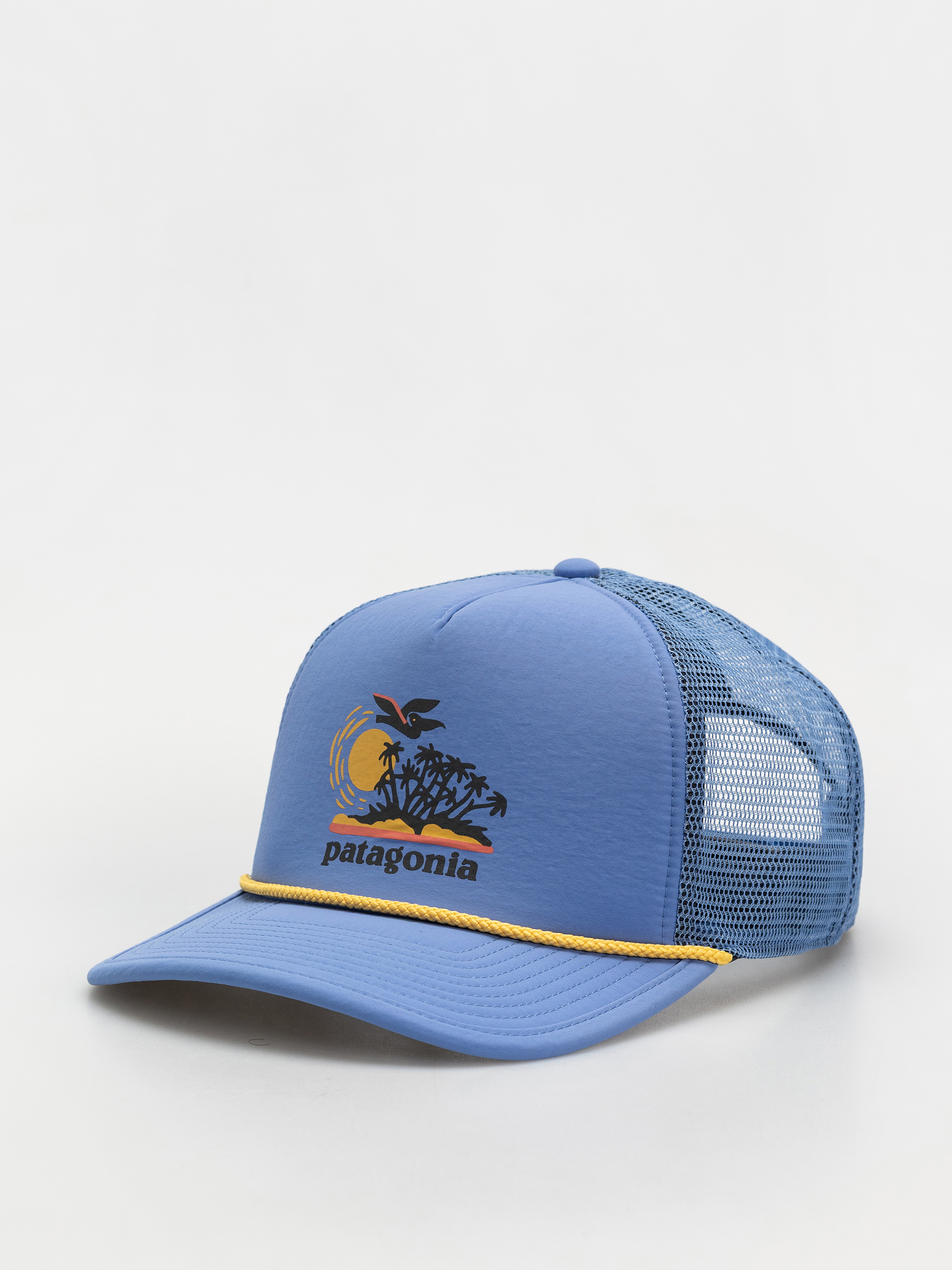 u0428u0430u043fu043au0430 u0441 u043au043eu0437u0438u0440u043au0430 Patagonia Broadcaster (palm island/abundant blue)