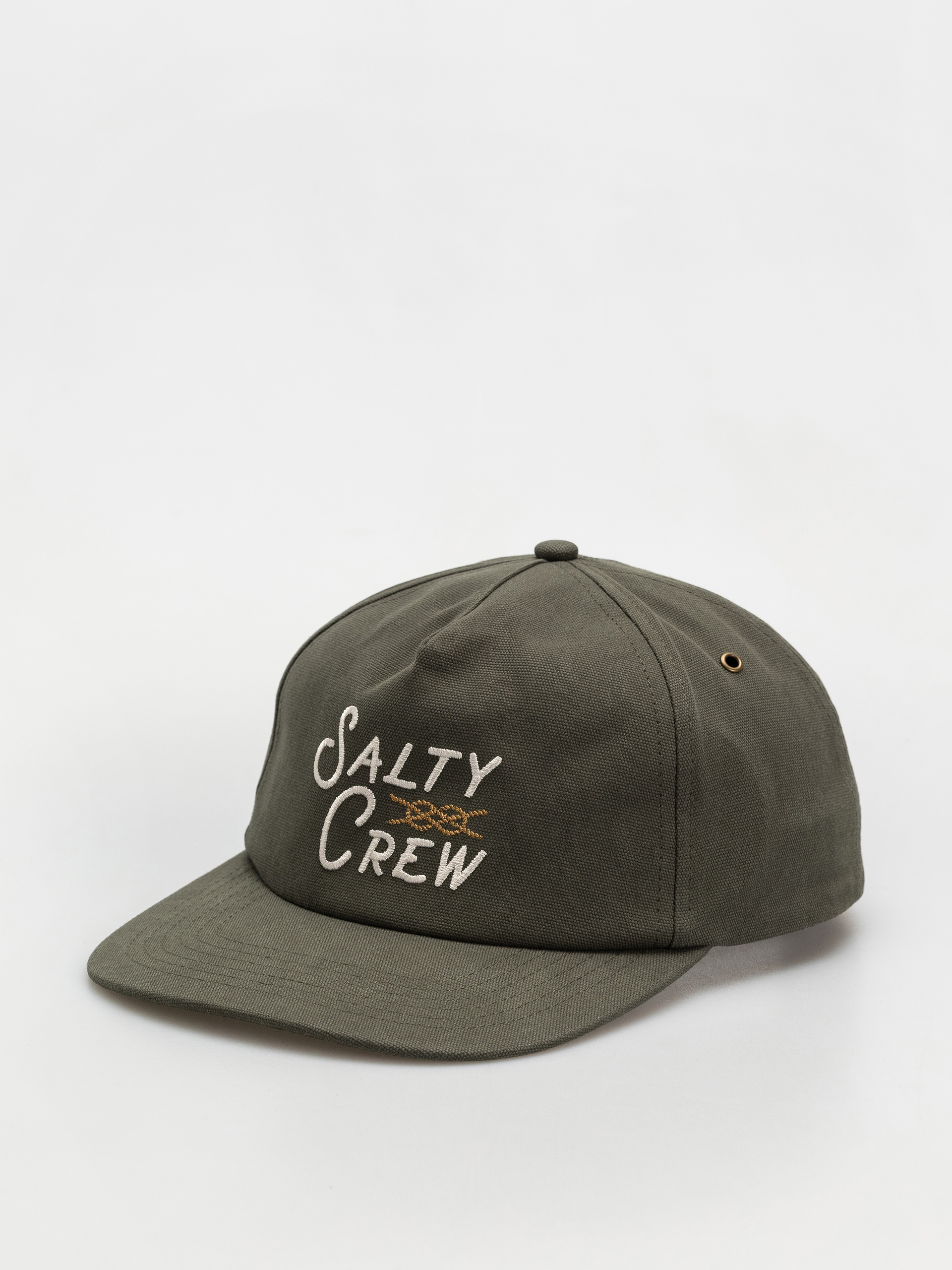 Шапка с козирка Salty Crew Splice 5 Panel (olive)