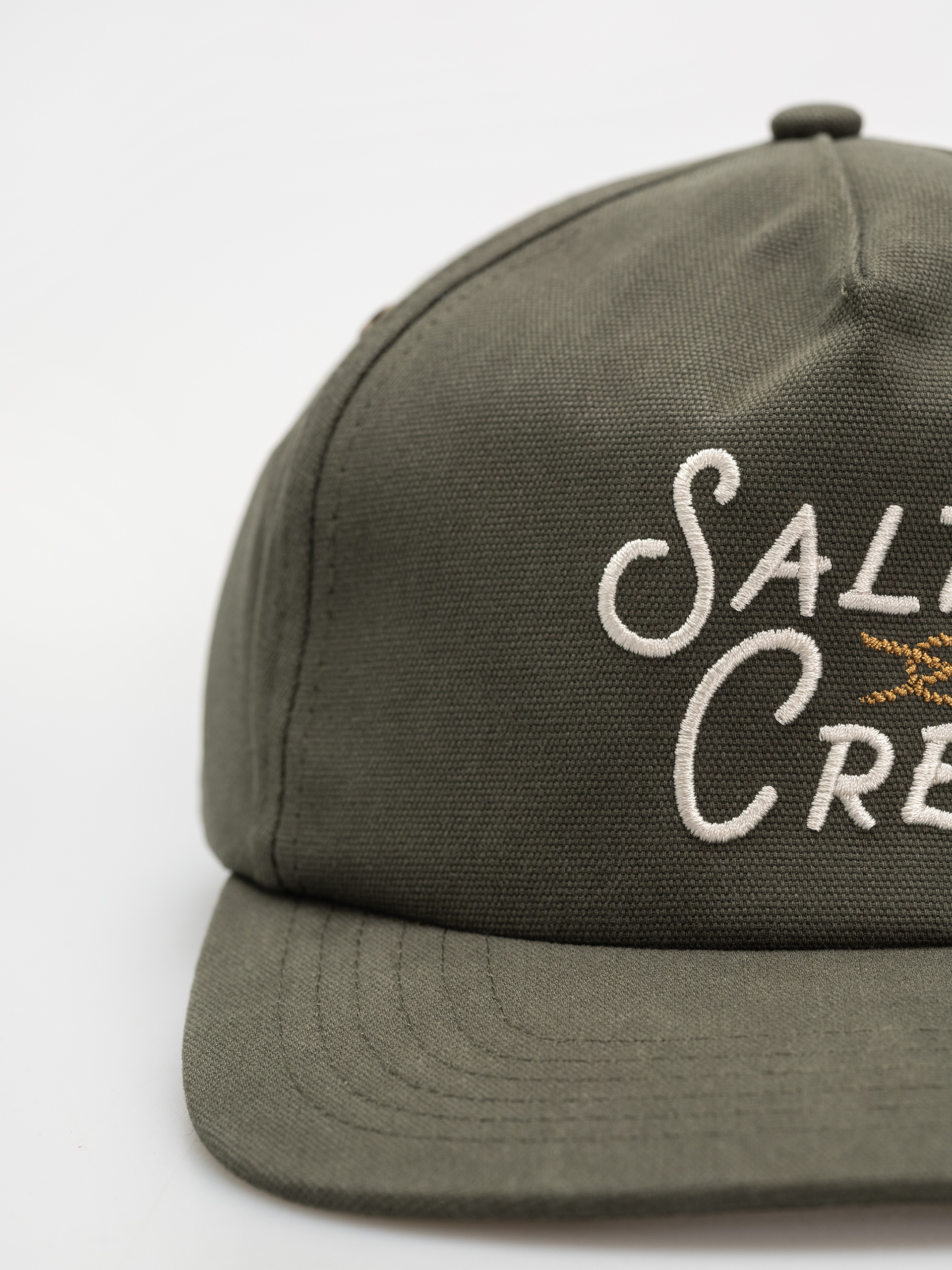 Шапка с козирка Salty Crew Splice 5 Panel (olive)