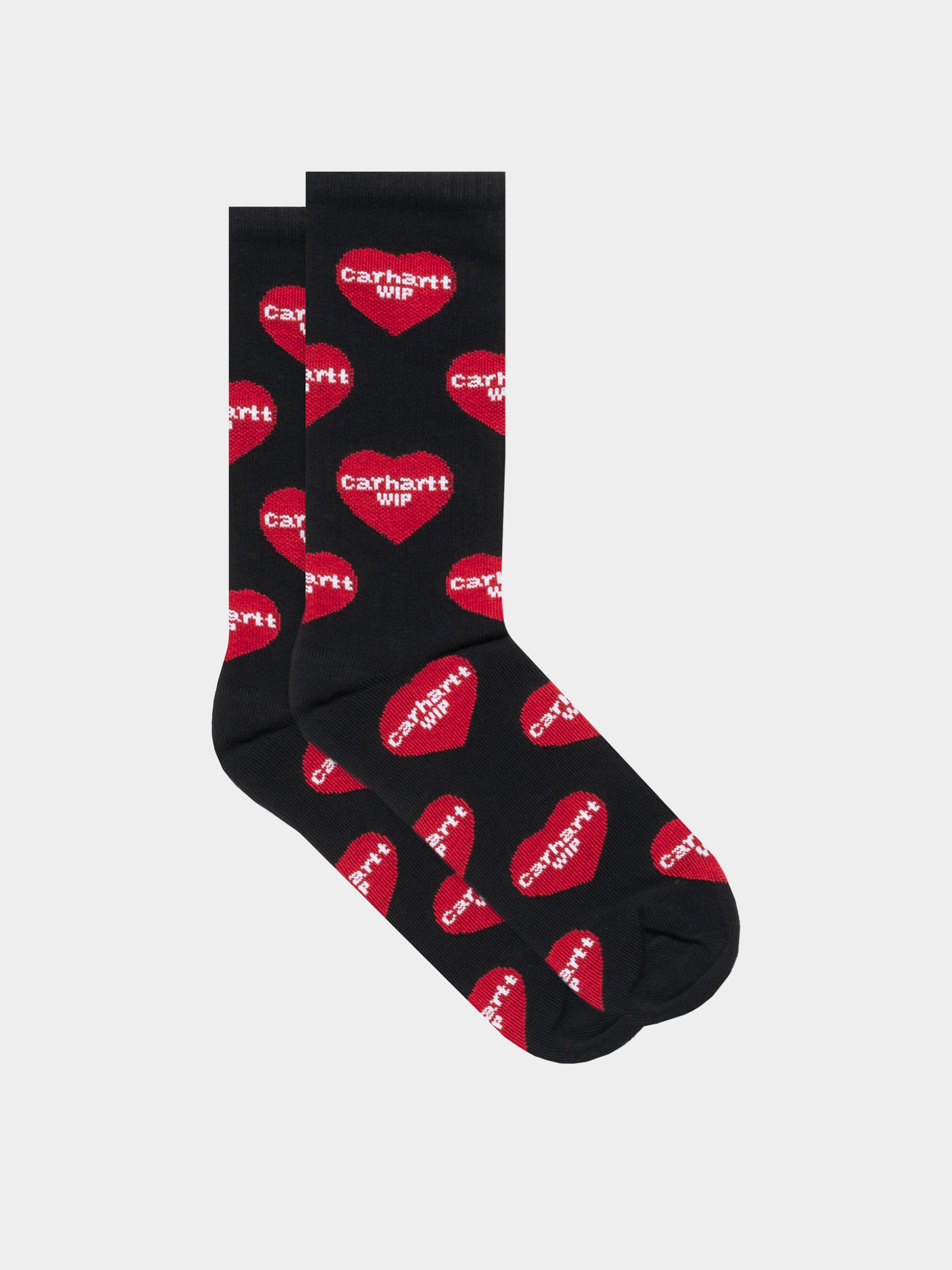 u0427u043eu0440u0430u043fu0438 Carhartt WIP Heart Logo (heart logo jacquard/black)