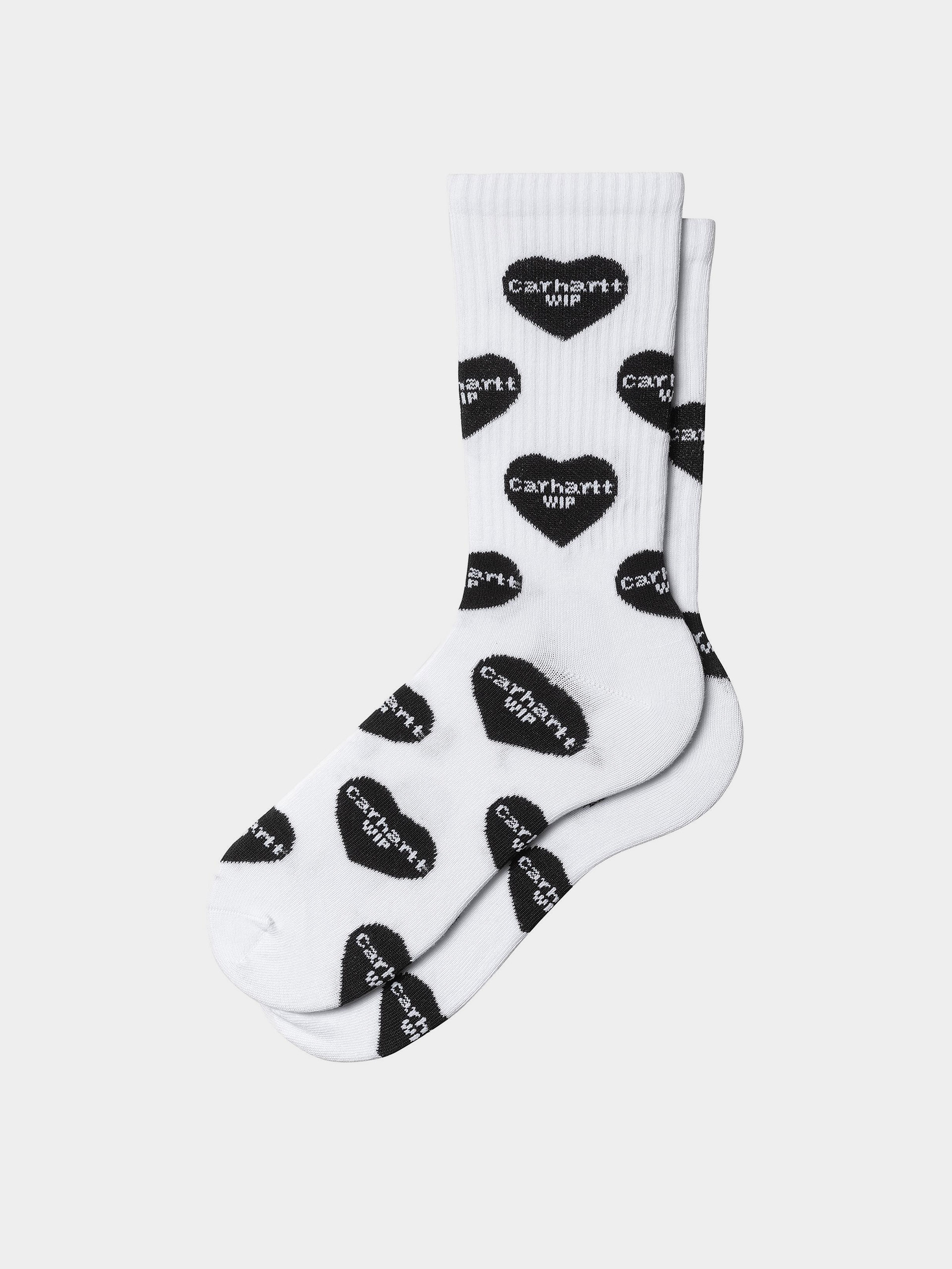 u0427u043eu0440u0430u043fu0438 Carhartt WIP Heart Logo (heart logo jacquard/white)